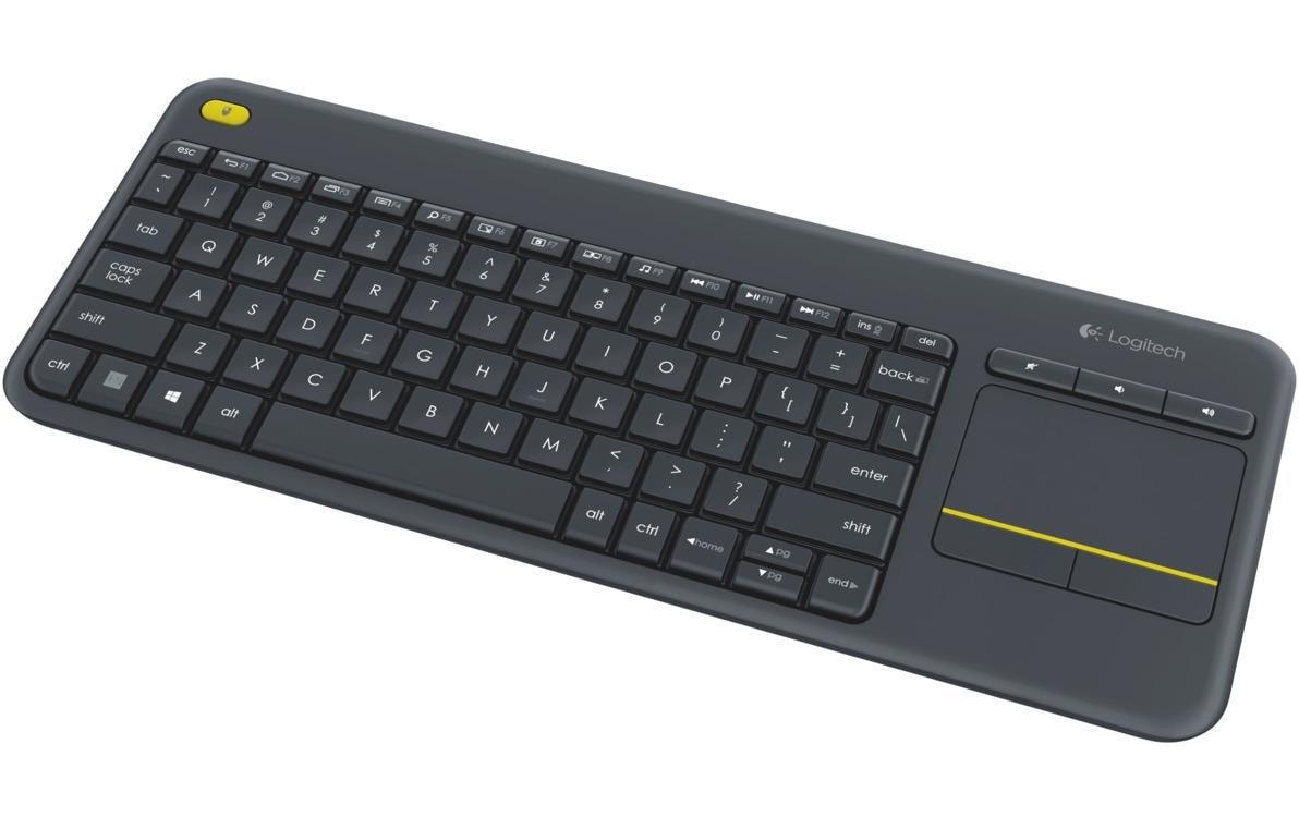 Logitech PC-Tastatur »K400 Plus US-Layout«, (Ziffernblock-Touchpad)