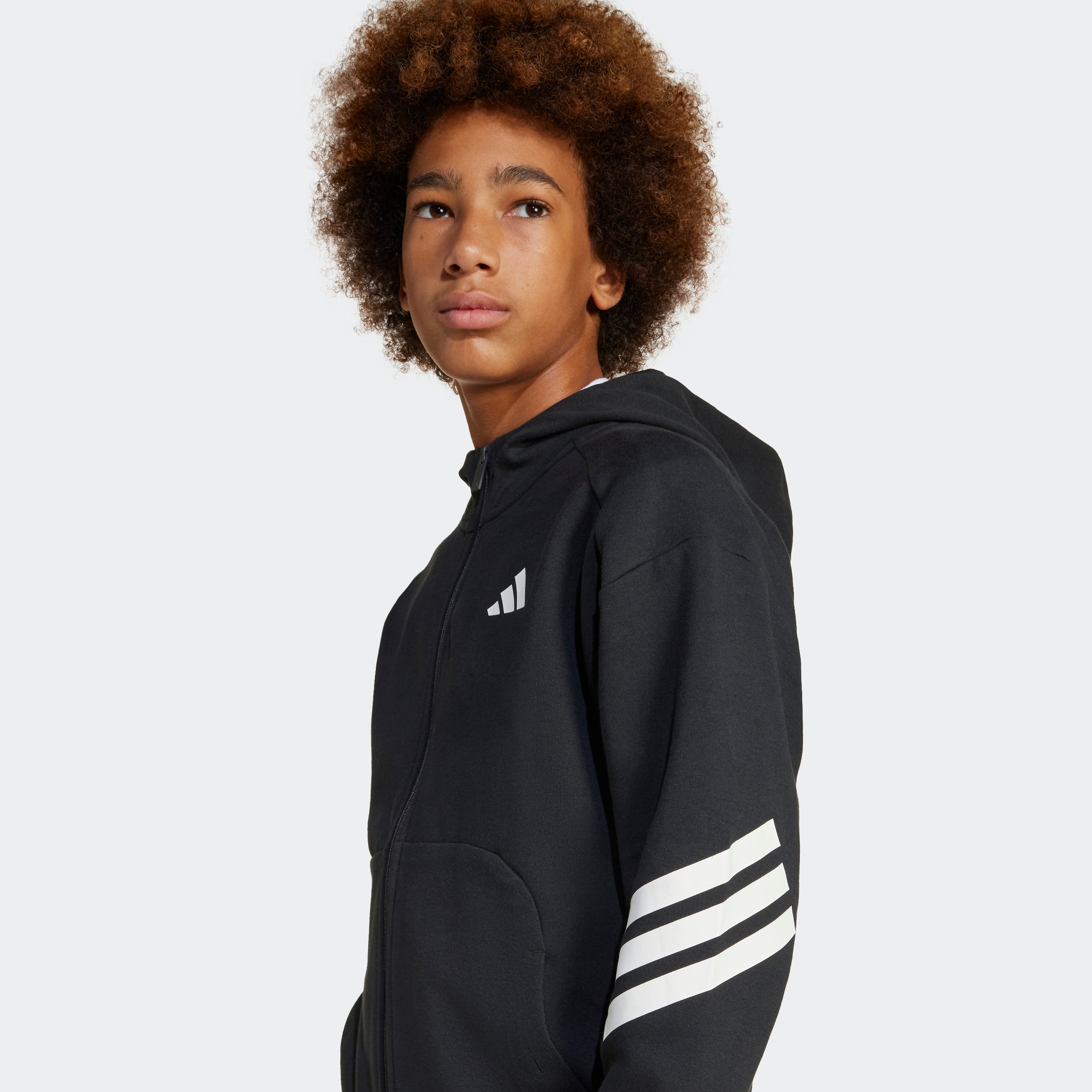 adidas Sportswear Kapuzensweatshirt »J FI 3S FZ HD«