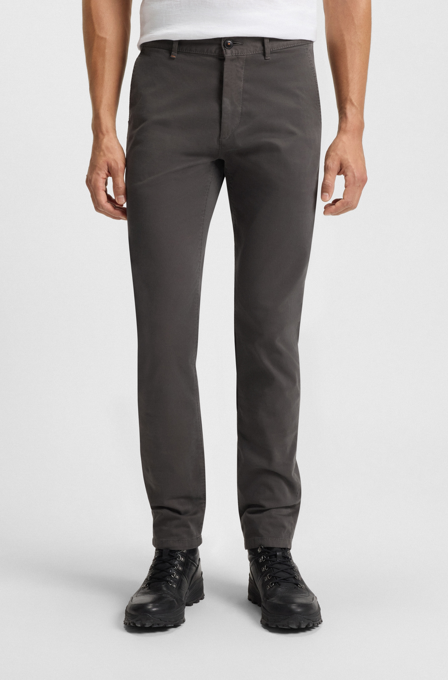 BOSS ORANGE Chinohose »slim« mit Gesässtaschen