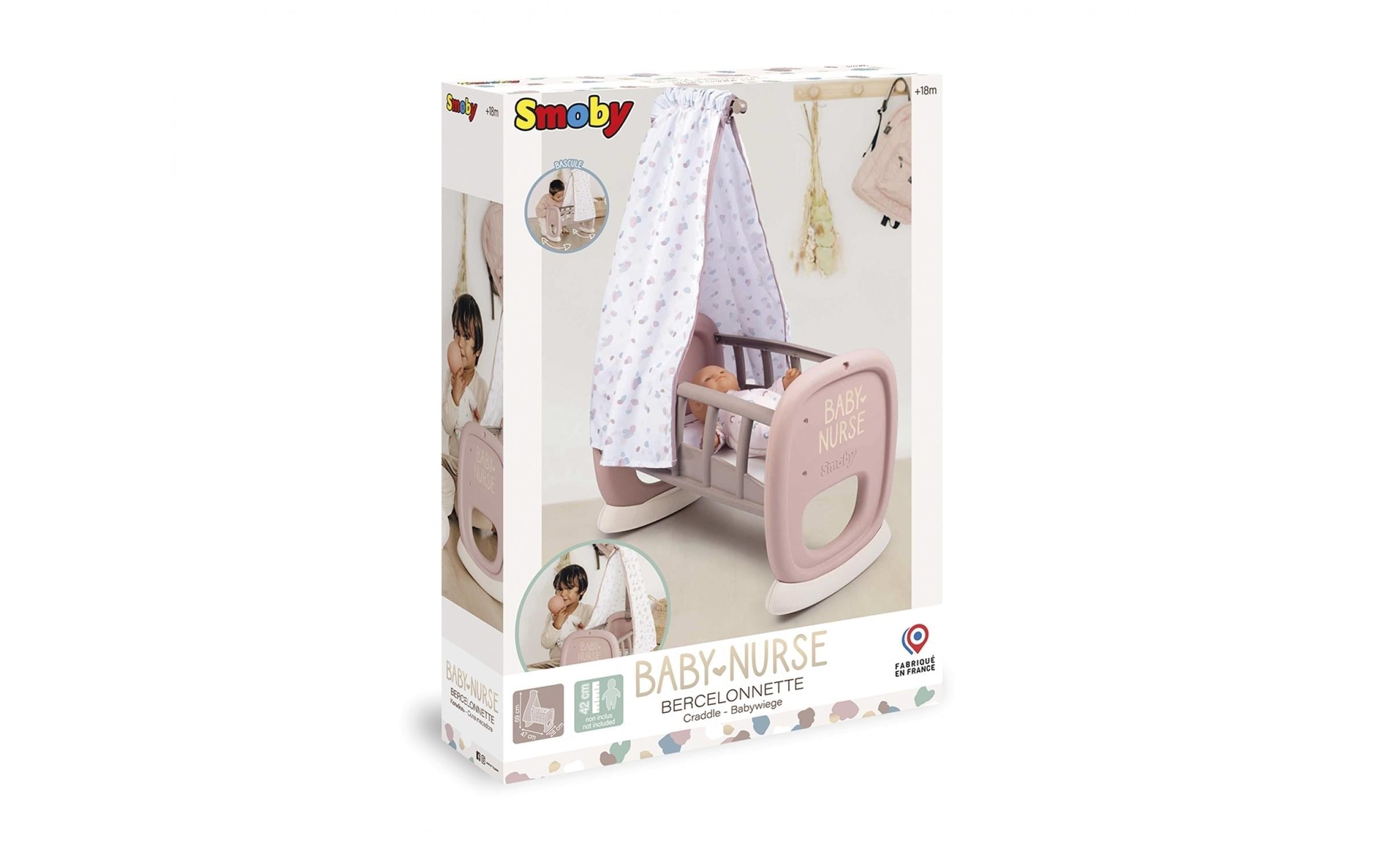 Smoby Puppenmöbel »Baby Nurse Bercelonnette«