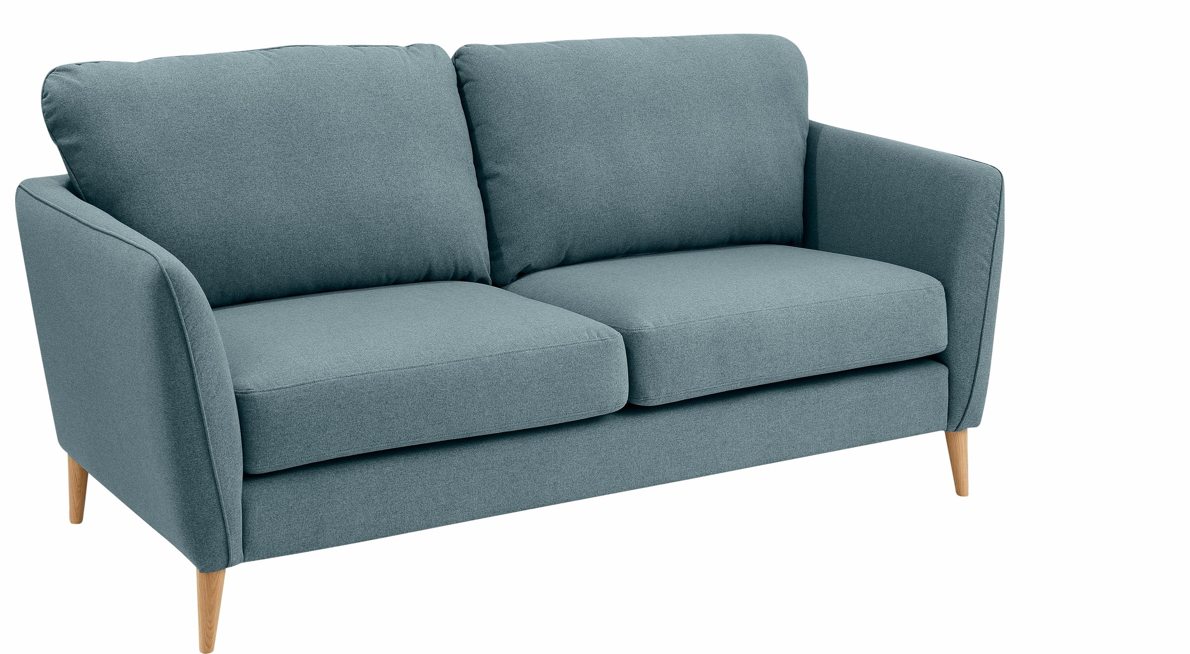 Home affaire 2-Sitzer »MARSEILLE Sofa 170 cm«, mit Massivholzbeinen aus Eiche, verschiedene Bezüge und Farbvarianten