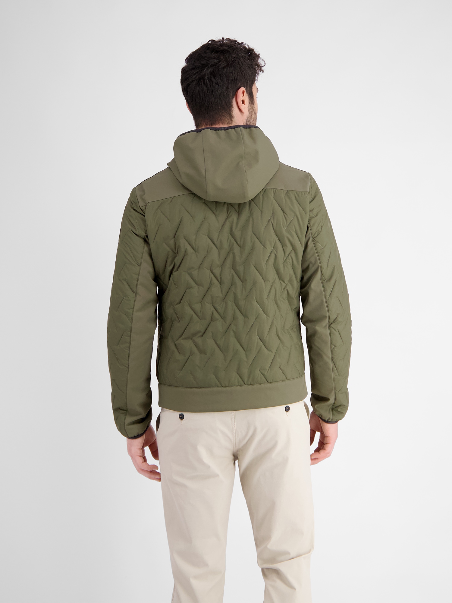 LERROS Steppjacke »LERROS Herren Steppjacke mit Kapuze«, mit Kapuze, Wasser- und windabweisend