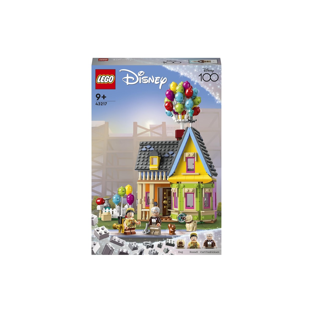 LEGO® Spielbausteine »Lego Disney Carls Haus aus Oben«, (598 St.)