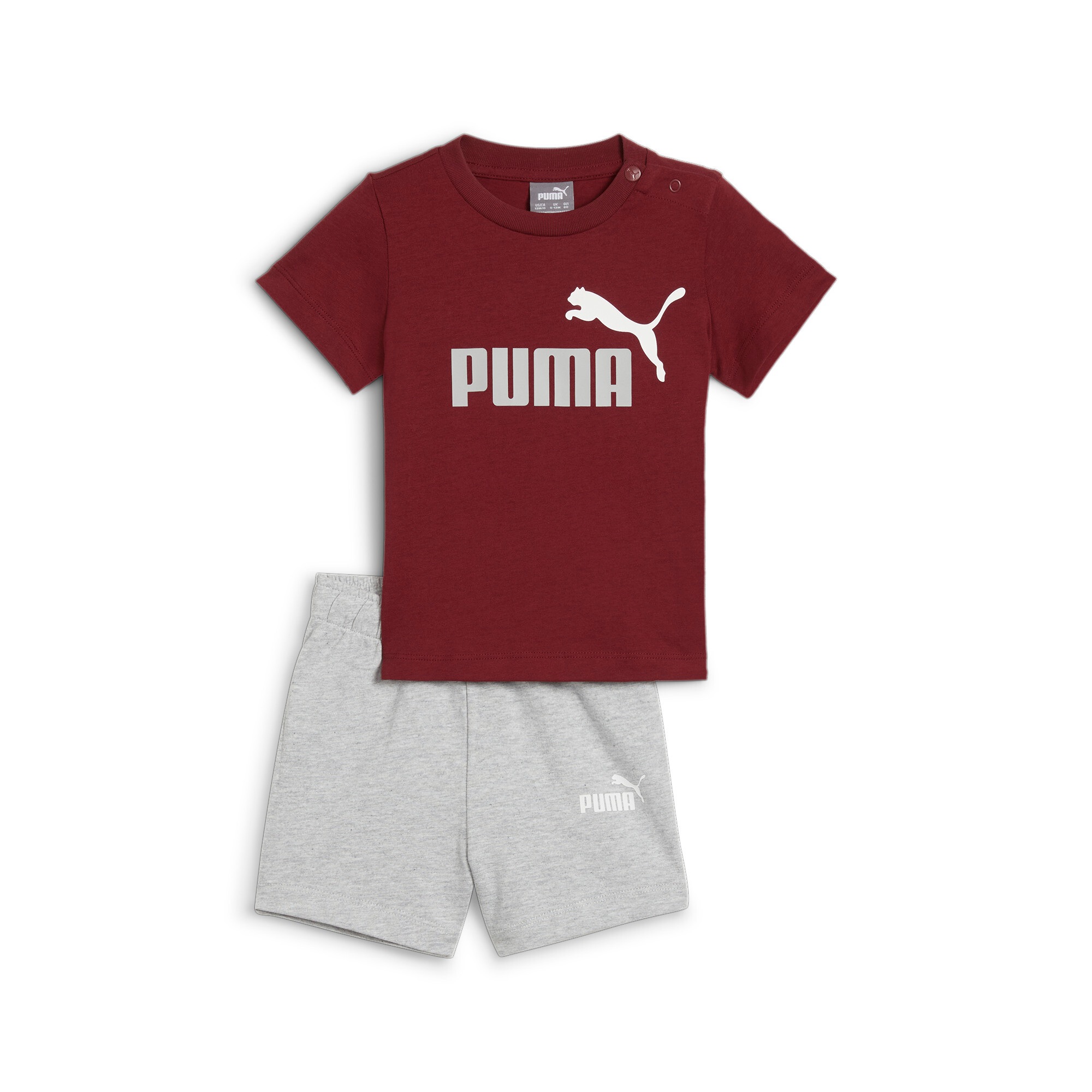 PUMA Trainingsanzug »MINICATS TEE & SHORTS SET« 2 Stk. Set aus zwei Teilen, aus Baumwolle, reguläre Passform