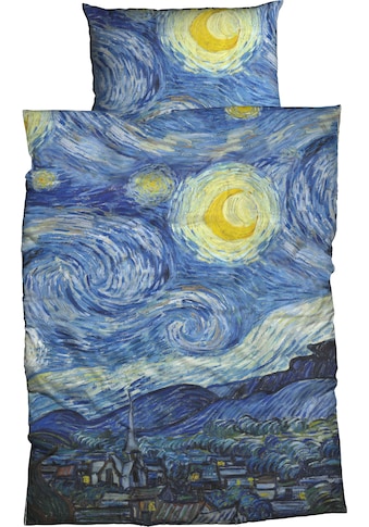 Bettwäsche »Starry Night«, (2 tlg.), geniales Design von Vincent van Gogh