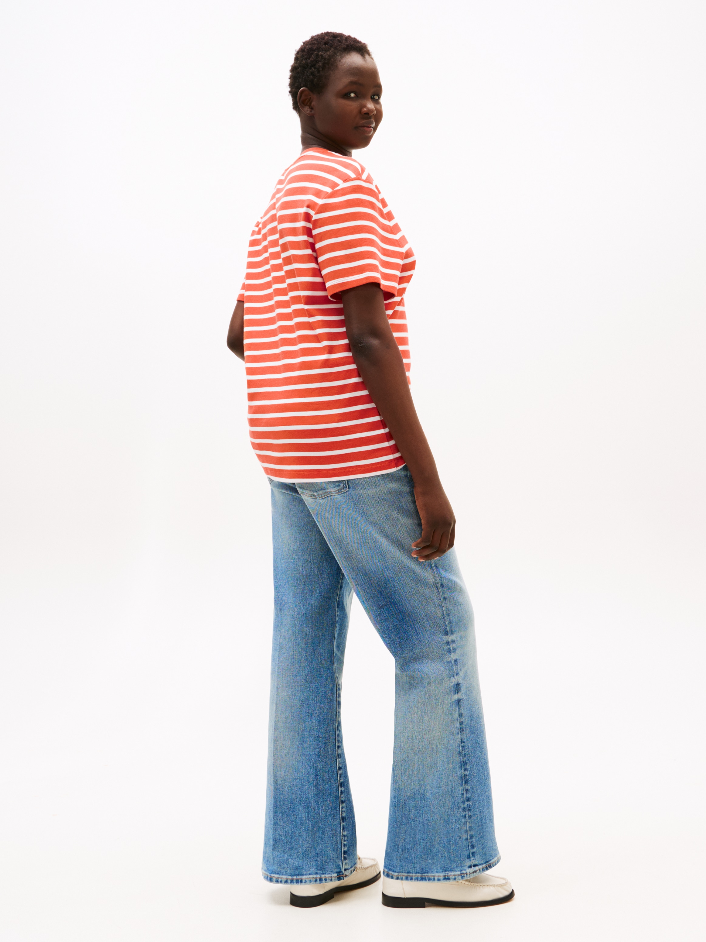 Tommy Hilfiger Curve V-Shirt »CRV SLIM CODY V-NK SS«, in Grossen Grössen