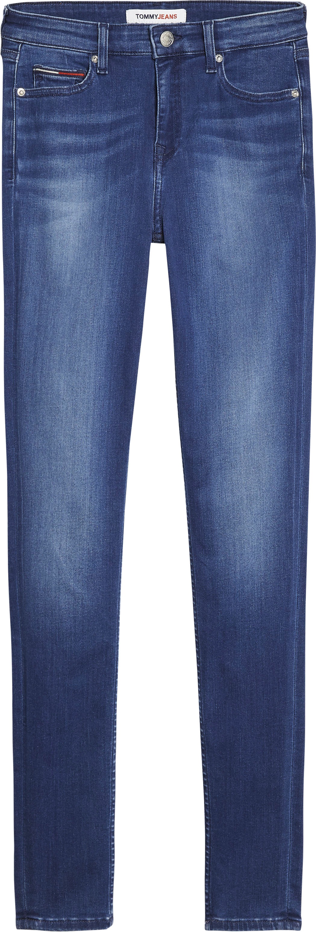 Tommy Jeans Skinny-fit-Jeans »NORA Jelmoli-Versand Logo-Badge & bei Stickereien online MR Schweiz Jeans mit Tommy kaufen SKNY«