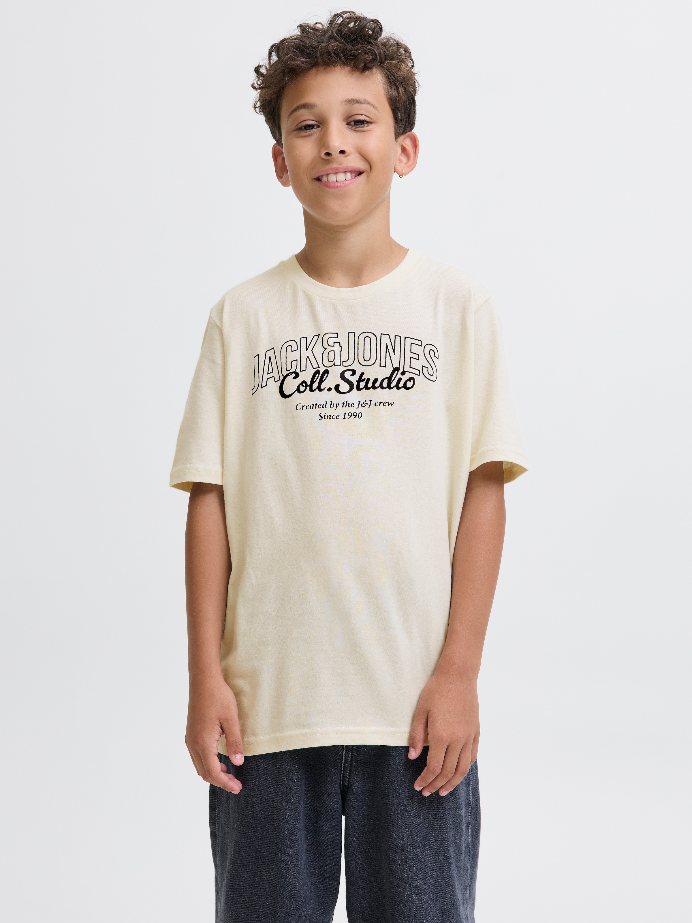Jack & Jones Junior T-Shirt »JJMAKOTO TEE SS CREW NECK 2PK JNR«, (Packung, 2 tlg.)