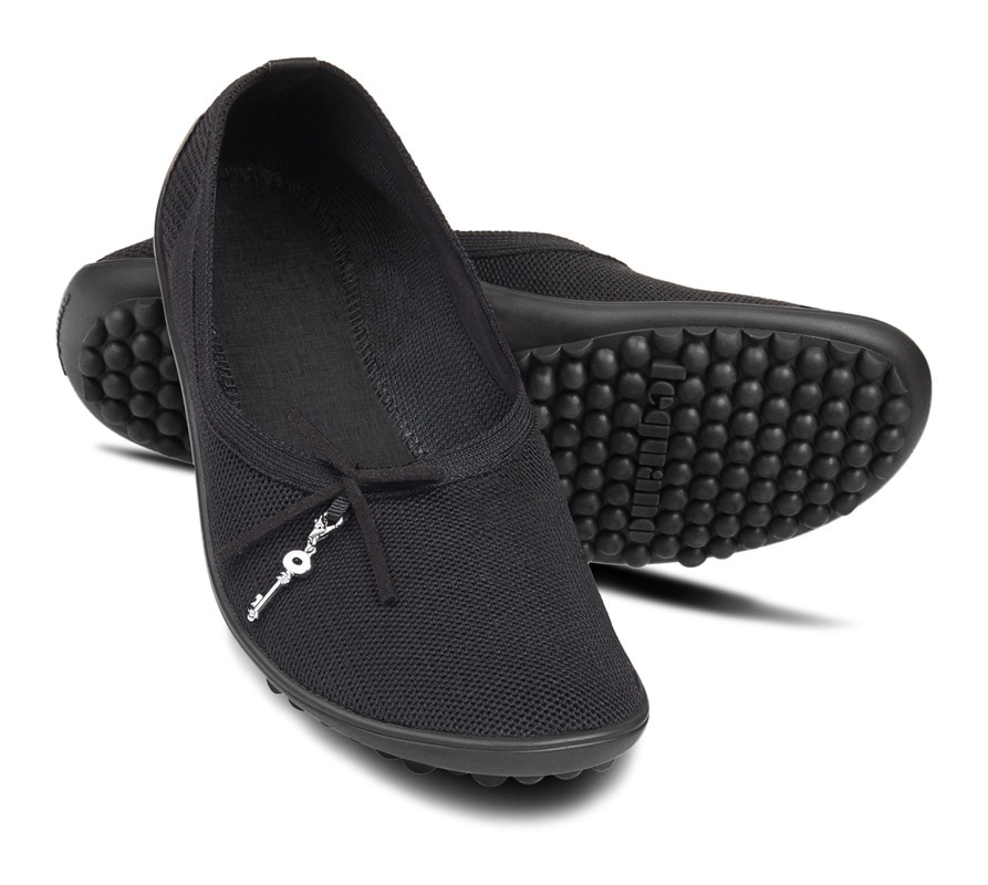 Leguano Barfussschuh »LADY LOOP«, Ballerina, Slipper, Bequemschuh mit süsser Zierschleife