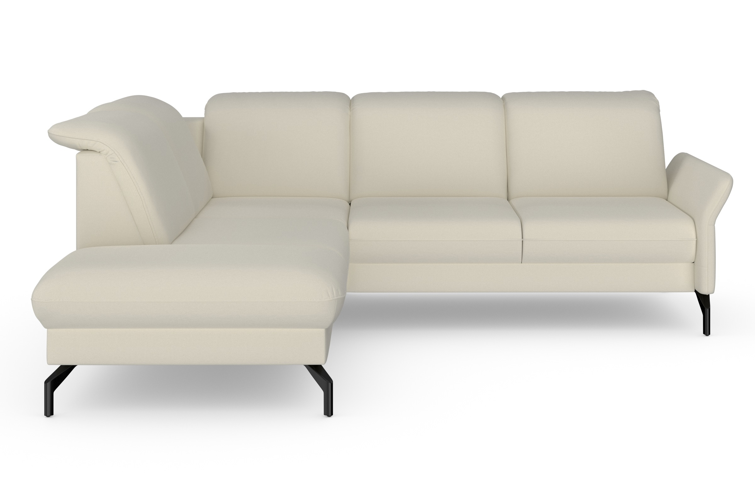 sit&more Ecksofa »Fashion L-Form«, wahlweise mit Kopfteilverstellung und Vorziehsitz, motorisch