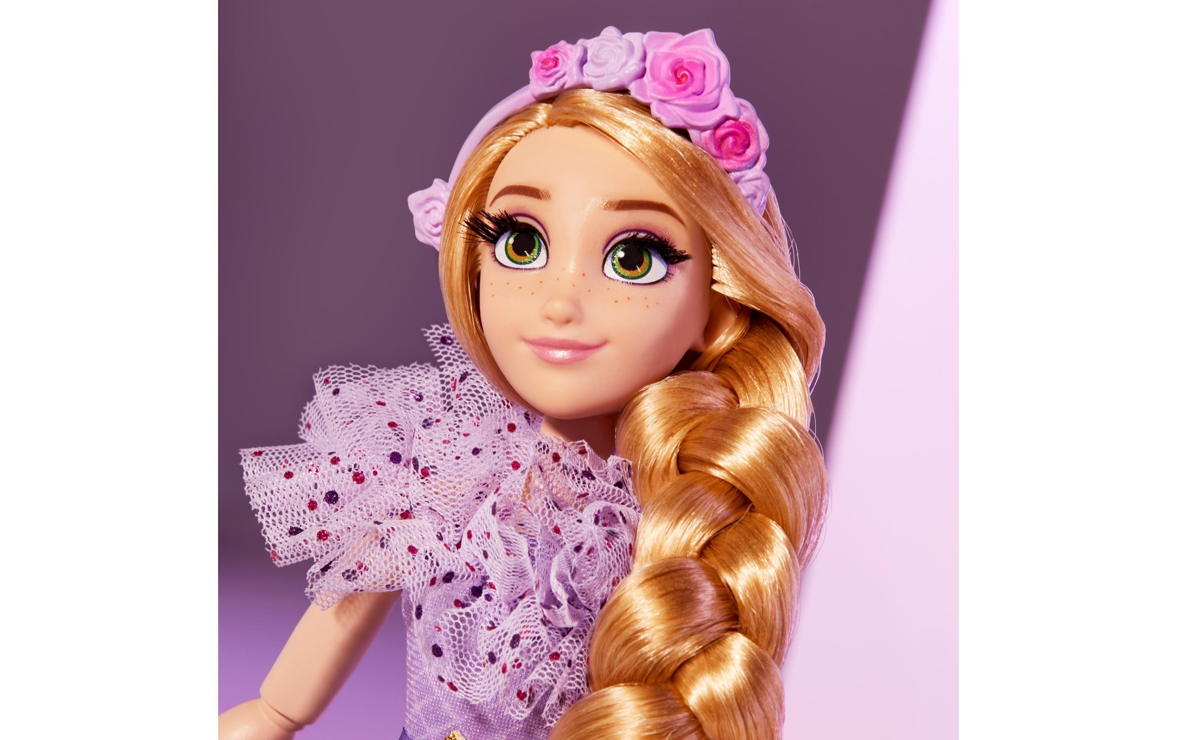 Disney Princess Anziehpuppe »Prinzessin Serie Rapunzel«, (Set, 1 tlg.)