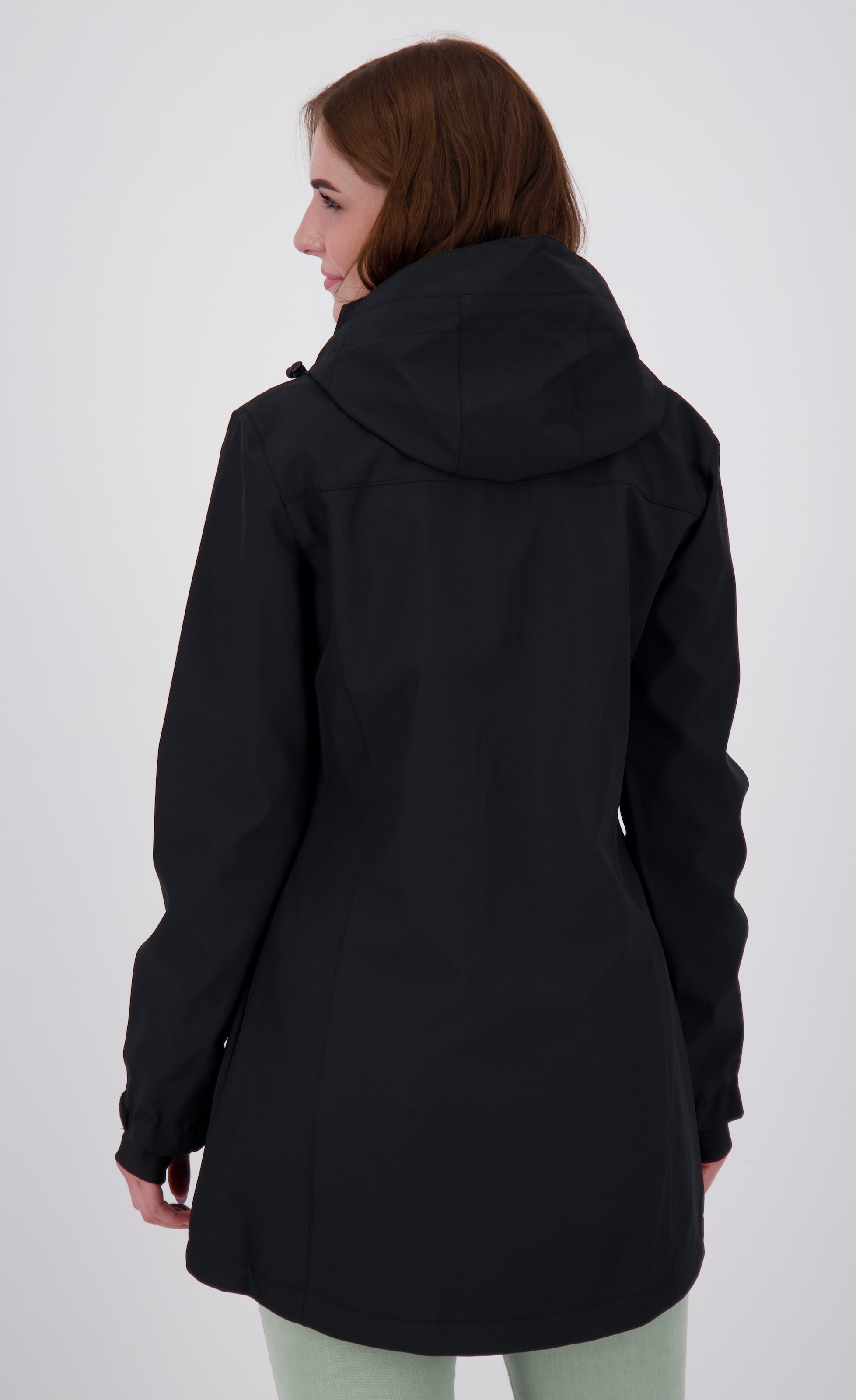 DEPROC Active Softshellmantel »CAVELL LONG WOMEN«, auch in Grossen Grössen erhältlich