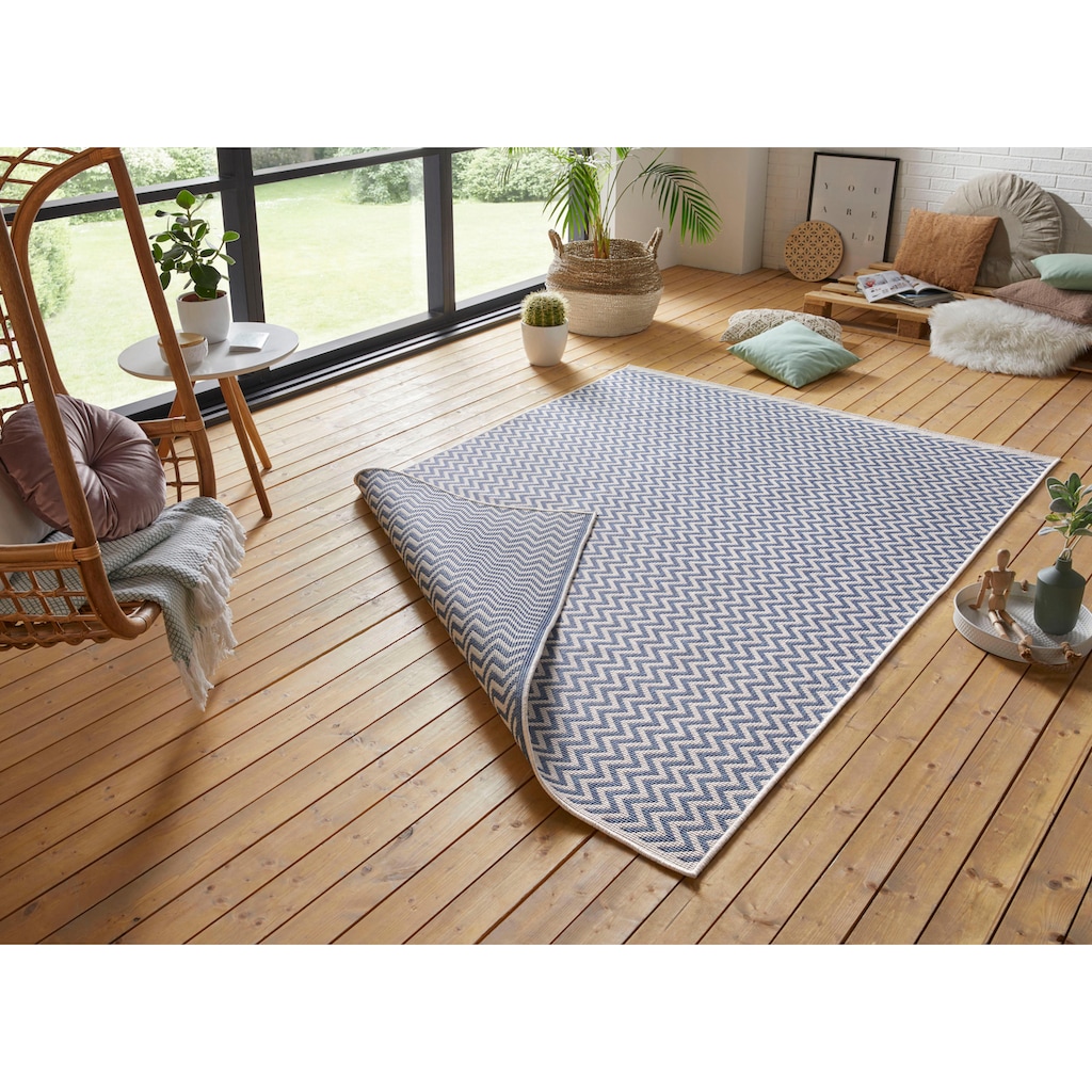 freundin Home Collection Teppich »Ivy 2«, rechteckig, In-& Outdoor, Teppich, Wetterfest, Balkon, Garten, Wohnzimmer, Modern