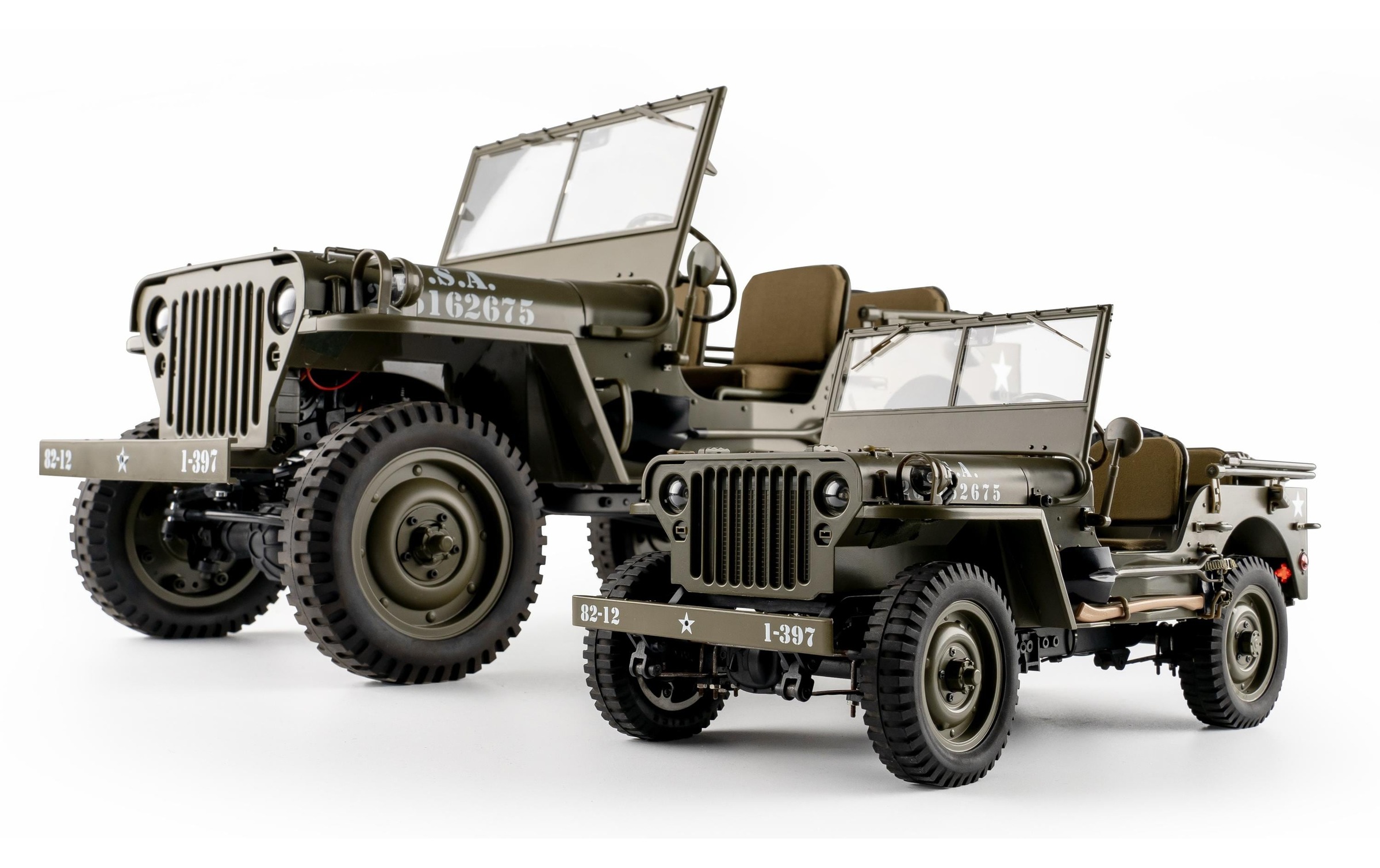 RC-Auto »RocHobby 1941 MB Willys Jeep, 1:12«