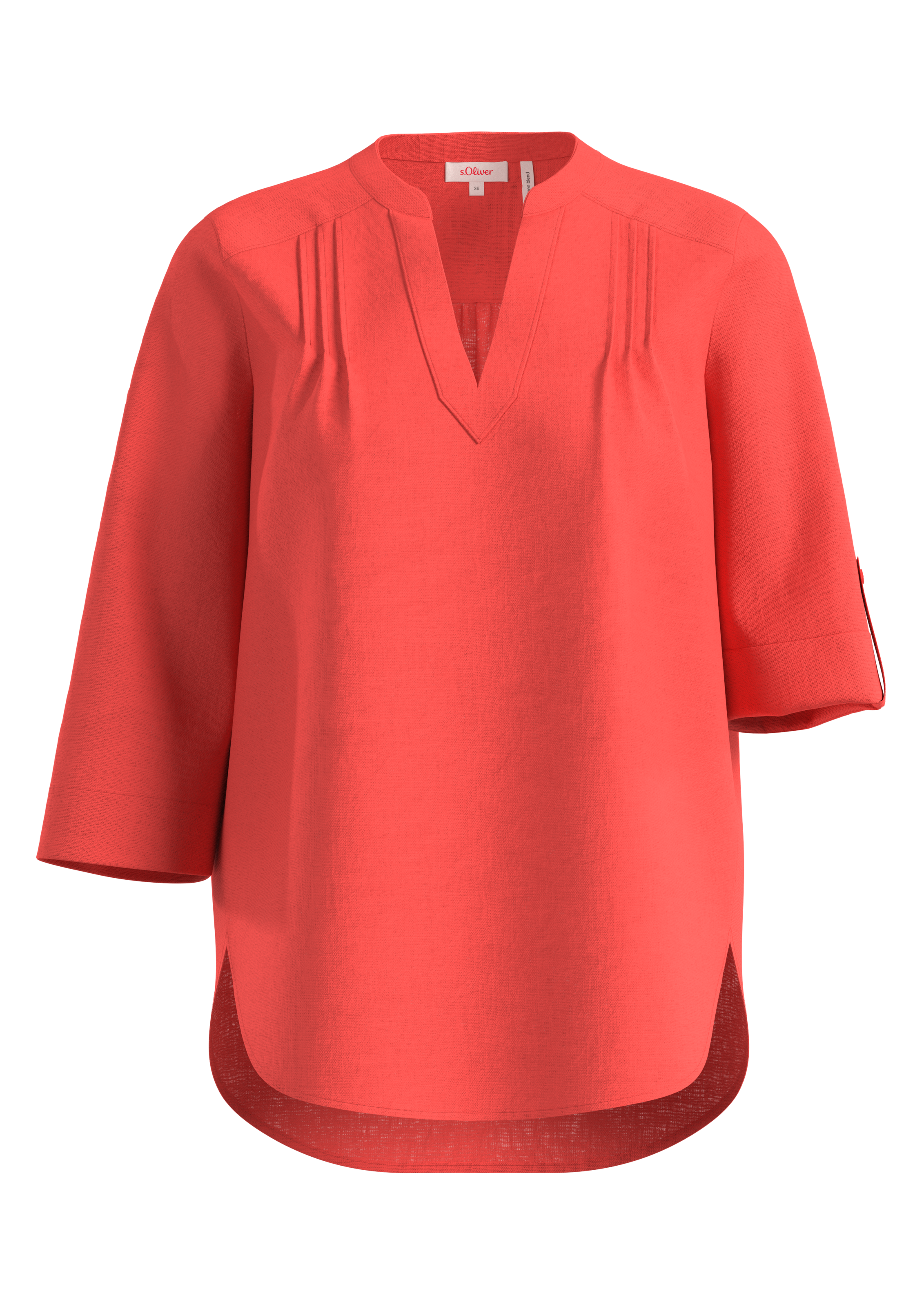 s.Oliver Klassische Bluse, mit 3/4-Arm