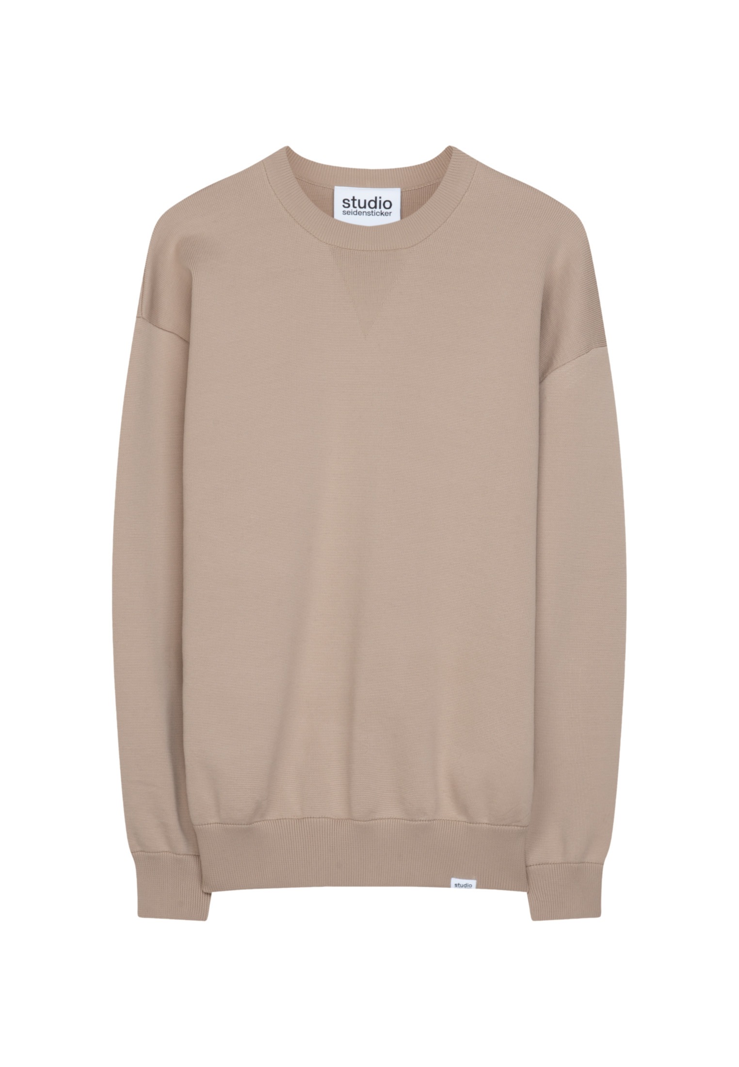 studio seidensticker Strickpullover »Studio«, Langarm Rundhals Uni