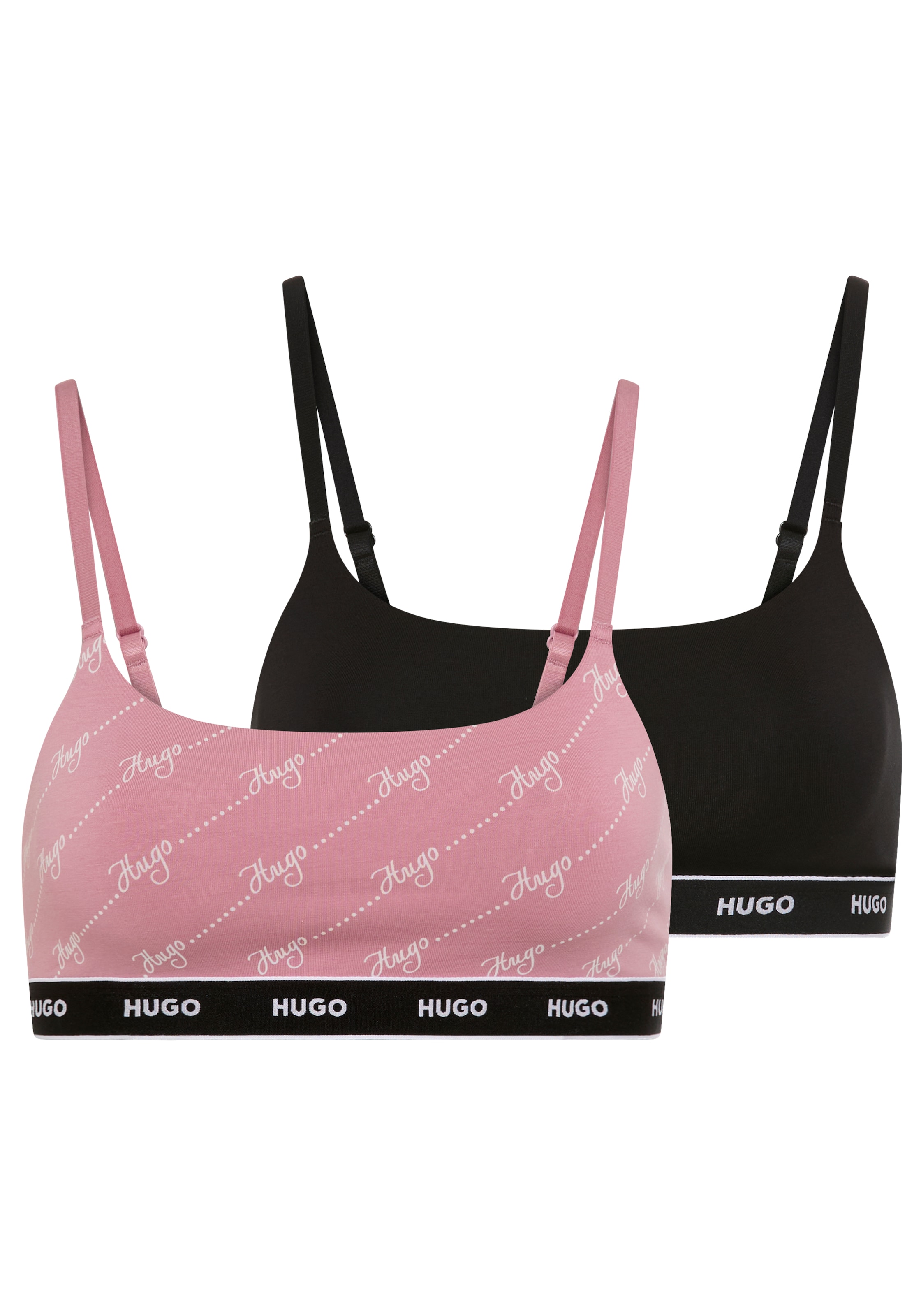 HUGO Underwear Bralette »TWIN BRALETTE DESIGN« 2 Stk. ohne Verschluss, ohne Polsterung