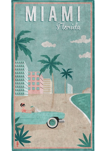 Seahorse Strandtuch »Miami«, (1 St.), mit Miami Beach Aufdruck kaufen