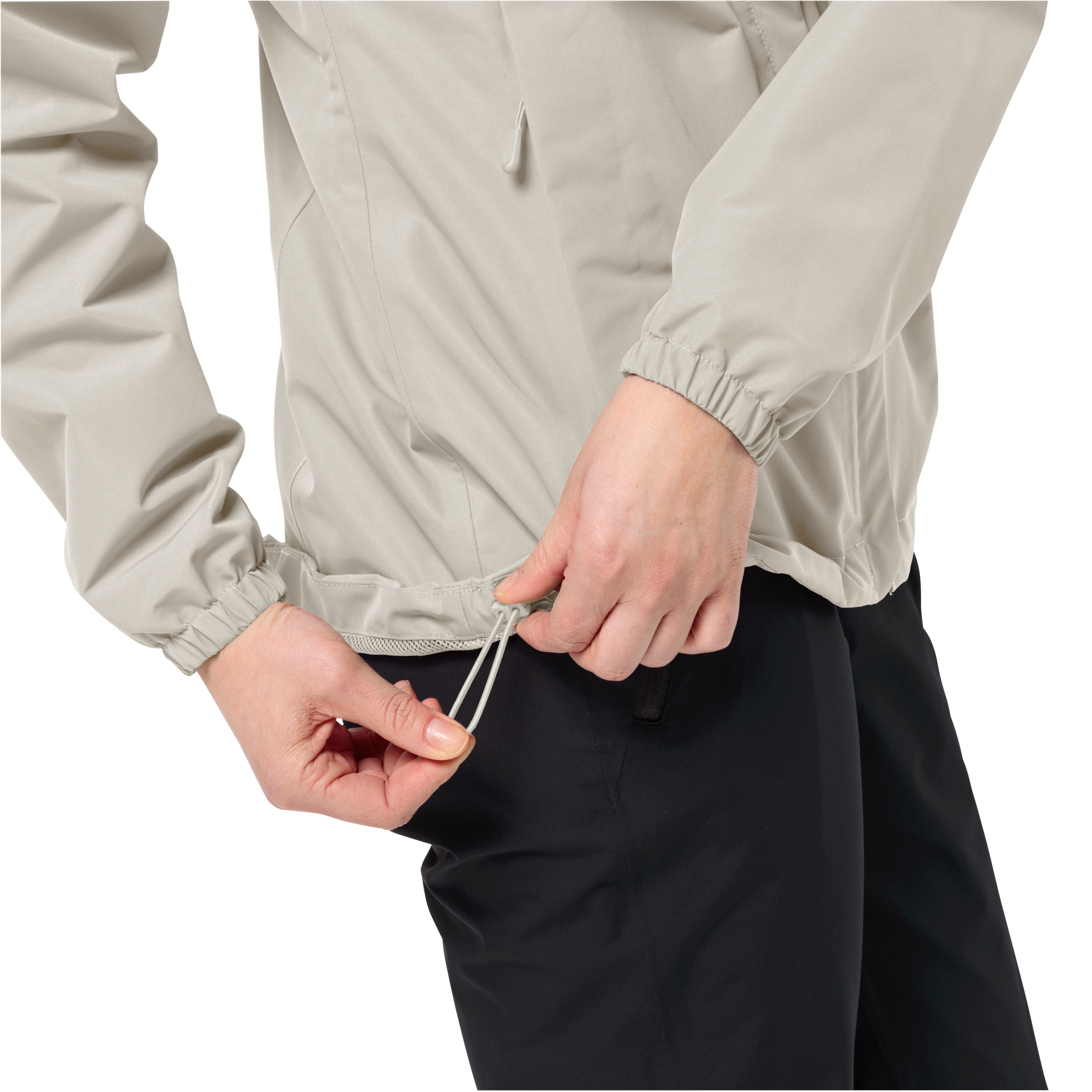 Jack Wolfskin Funktionsjacke »STORMY POINT 2L JKT W«, mit Kapuze, mit verstaubarer Kapuze, wasserdicht, atmungsaktiv und winddicht