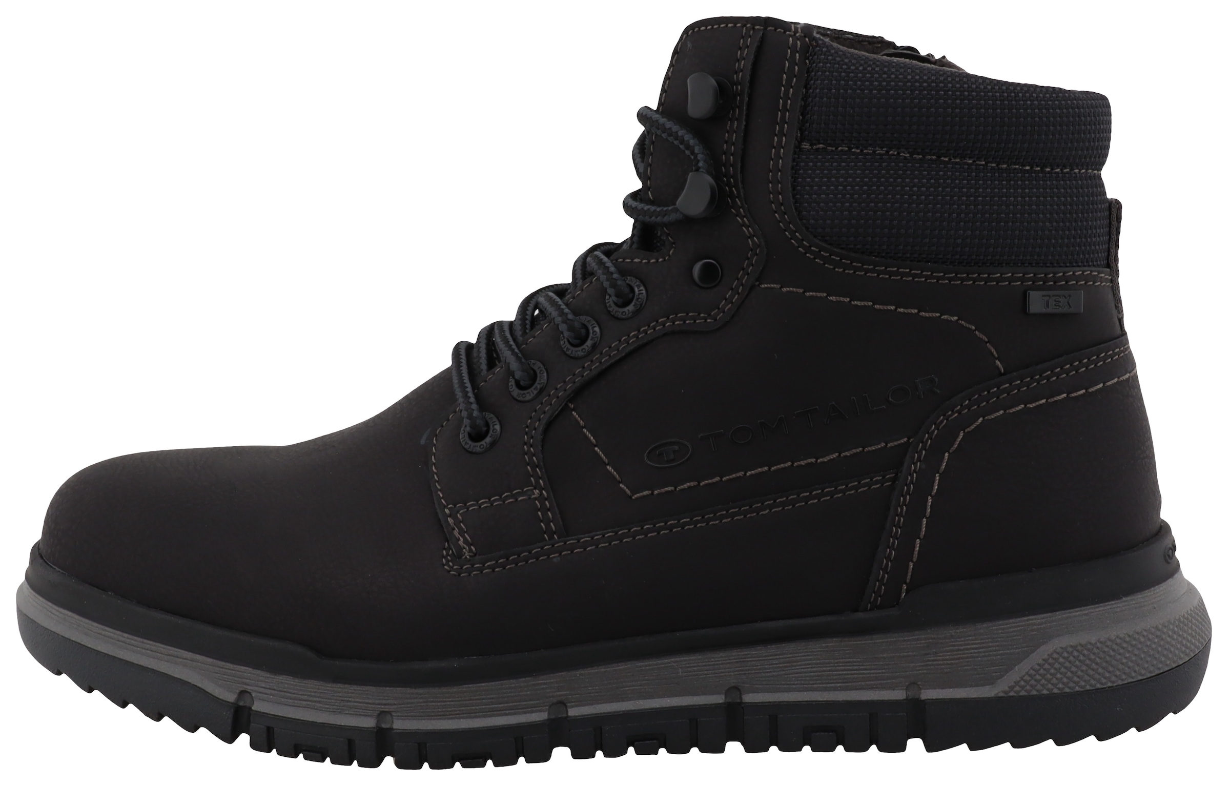 TOM TAILOR Winterboots, Winterstiefelette, Schnürboots mit Innenreissverschluss