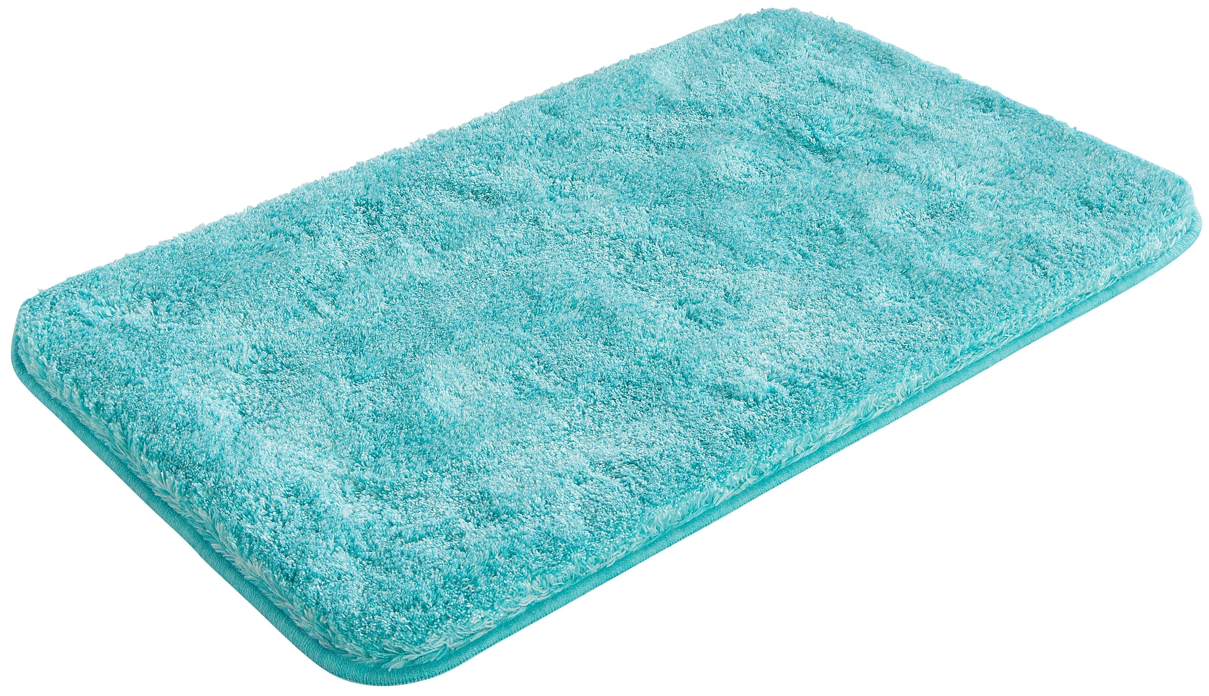 Grund Badematte »Melos, Badvorleger, Badezimmer Teppich, sehr weich«, rutschhemmend beschichtet, fussbodenheizungsgeeignet, melierte Optik, sehr weicher Flor, Melange-Effekt, Made in Europe