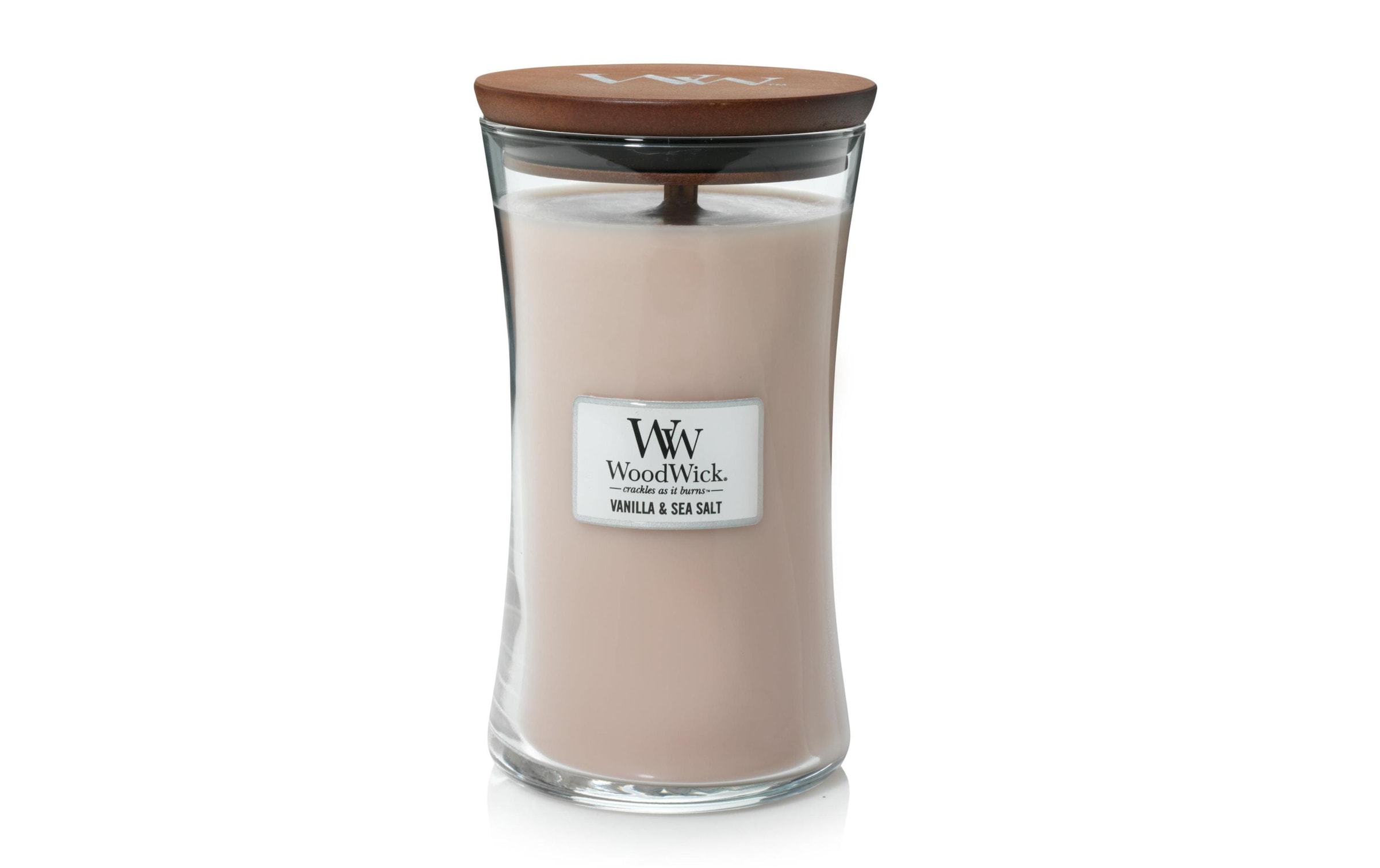 Woodwick Duftkerze »Vanilla & Sea Salt«