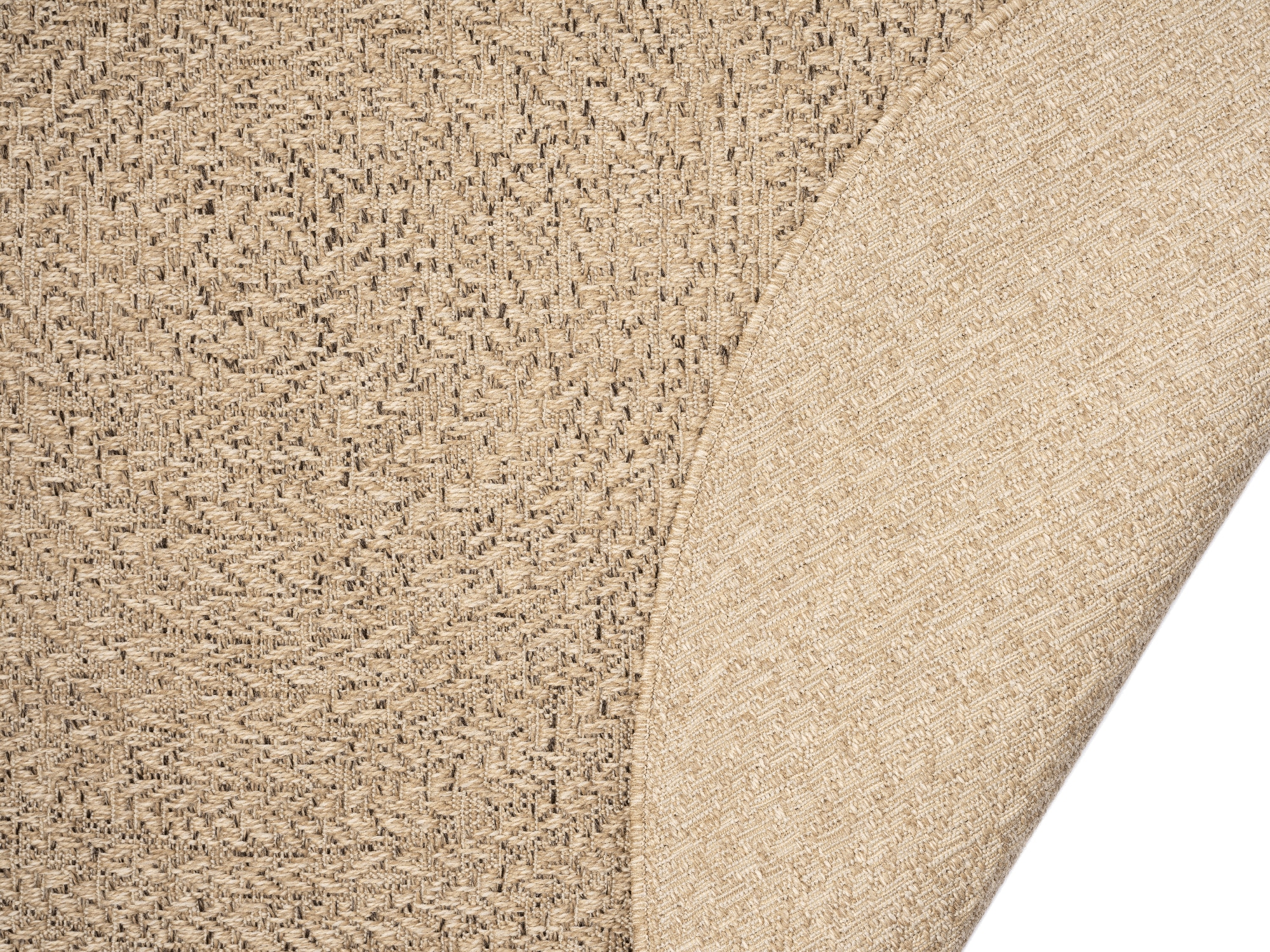 merinos Teppich »Kenzy 2«, 10 mm Höhe, robuster In- und Outdoor Teppich im natürlichen Jute-Look, wetterfest