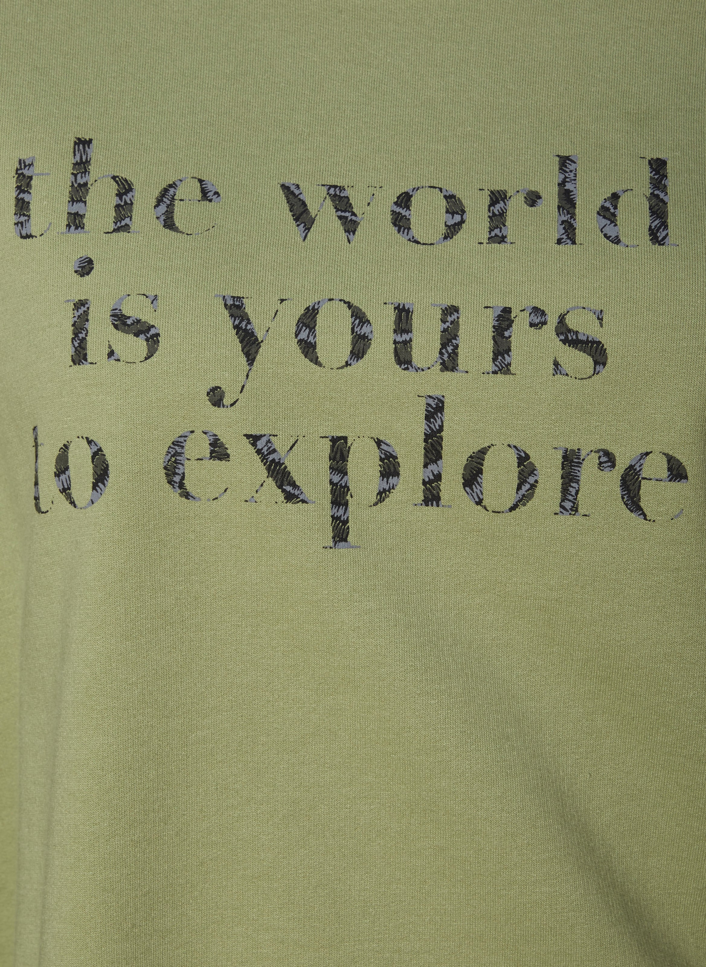 LASCANA Sweatshirt, mit Statement Druck, Loungewear
