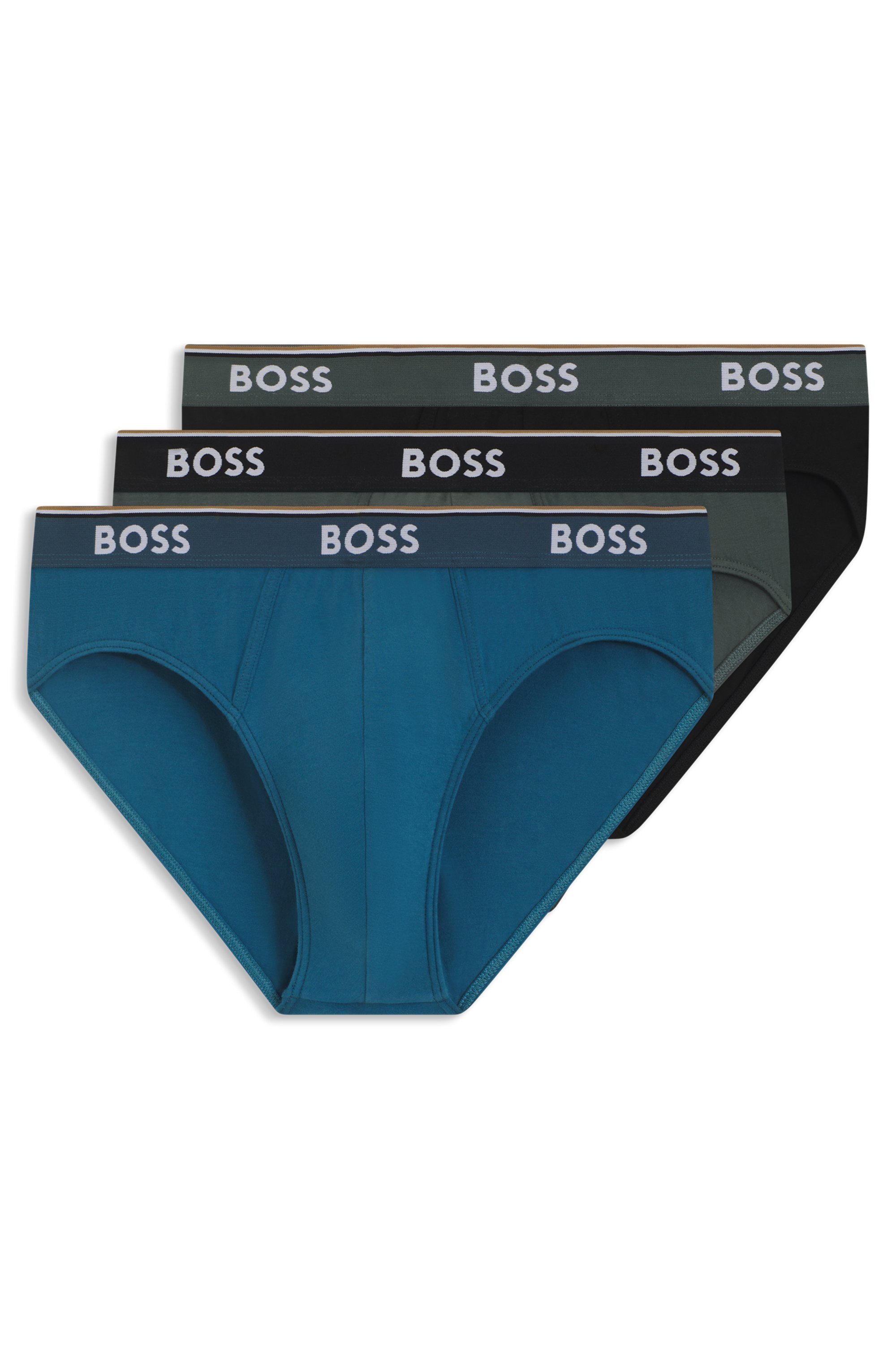 BOSS Slip »Brief 3P Power« Packung, 3 Stk. mit BOSS Schriftzug