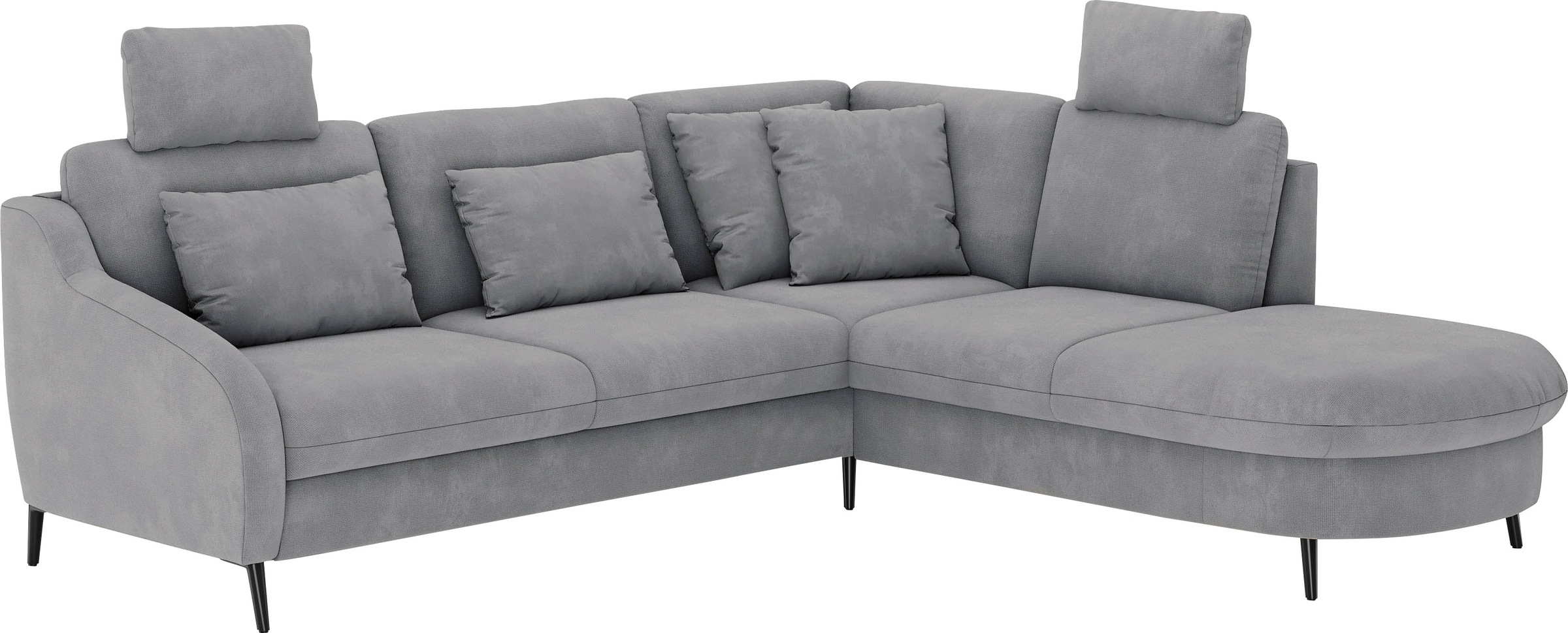 sit&more Ecksofa »Soul L-Form«, wahlweise mit Bettfunktion und Bettkasten oder Schubkasten