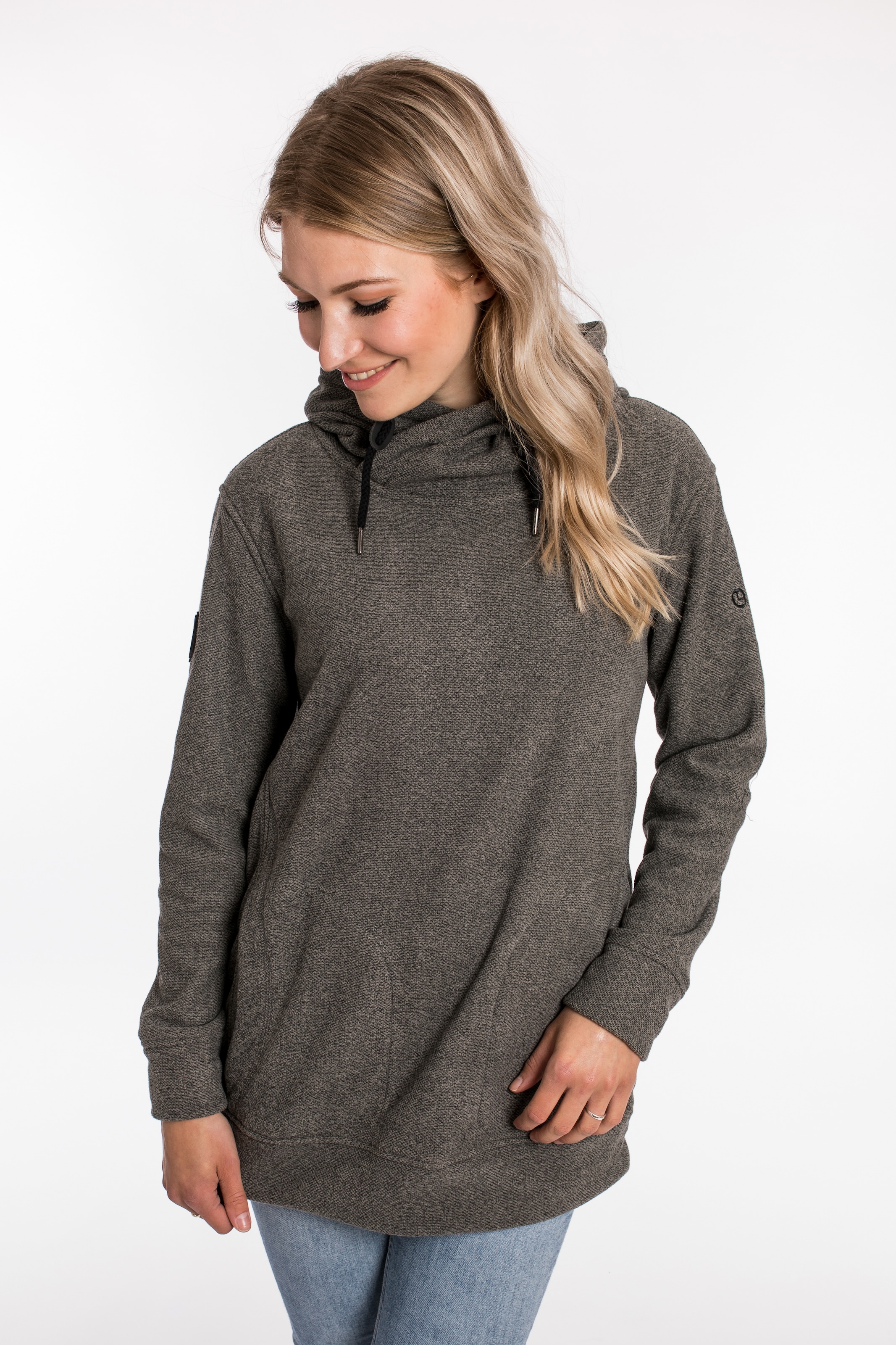 DEPROC Active Kapuzensweatshirt »SWEAT ALBERTA WOMEN«, aus funktionalem Piqué-Fleece