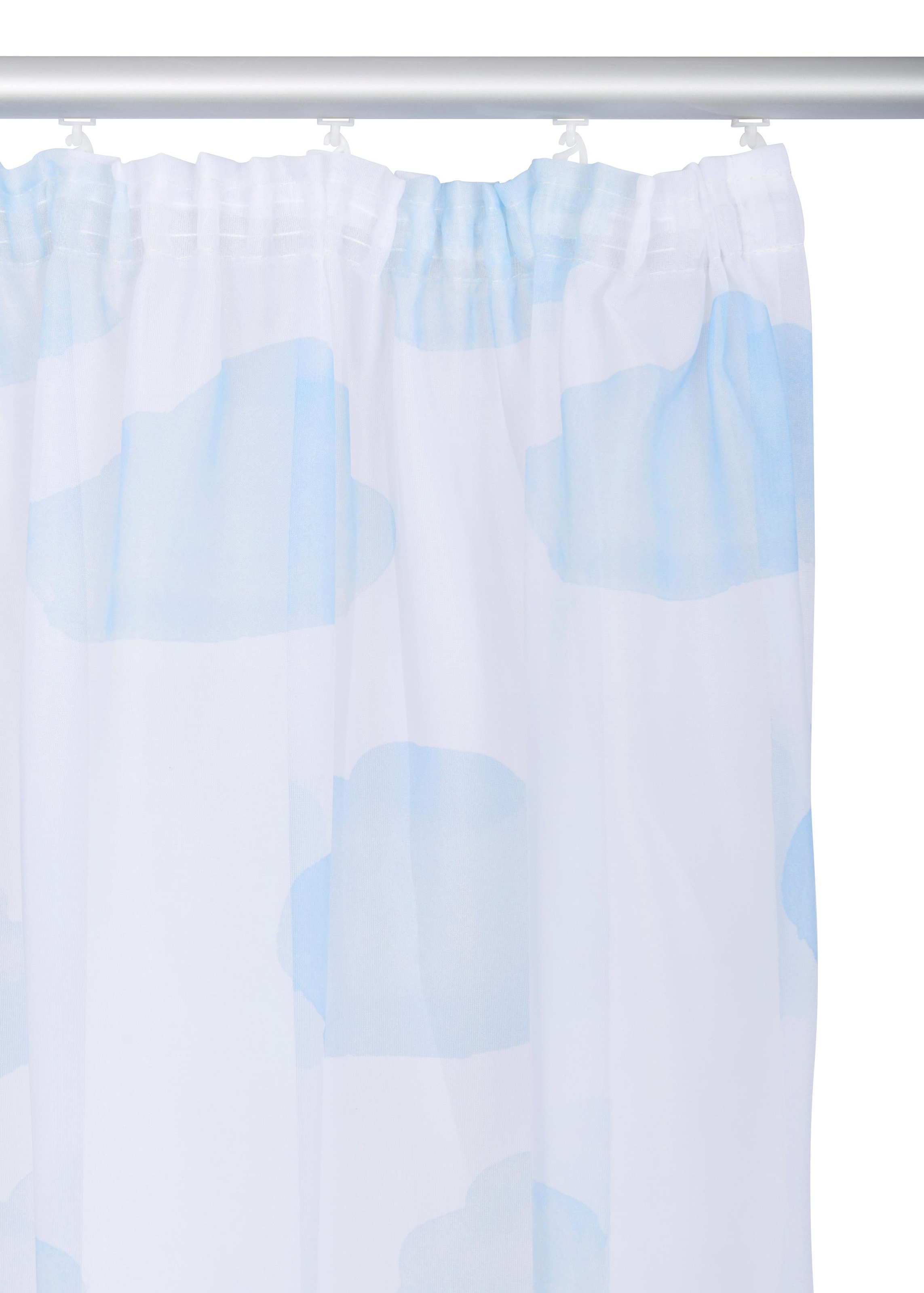 Lüttenhütt Gardine »Wolke«, (1 St.), Kindergardine, einseitig mit Wolken bedruckt, transparent