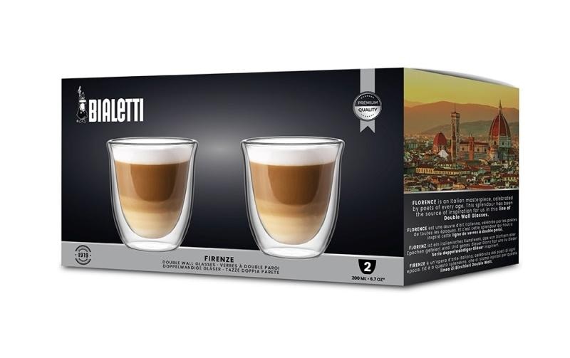 BIALETTI Cappuccinotasse »Bialetti Becher Firenze«, (2 tlg.)