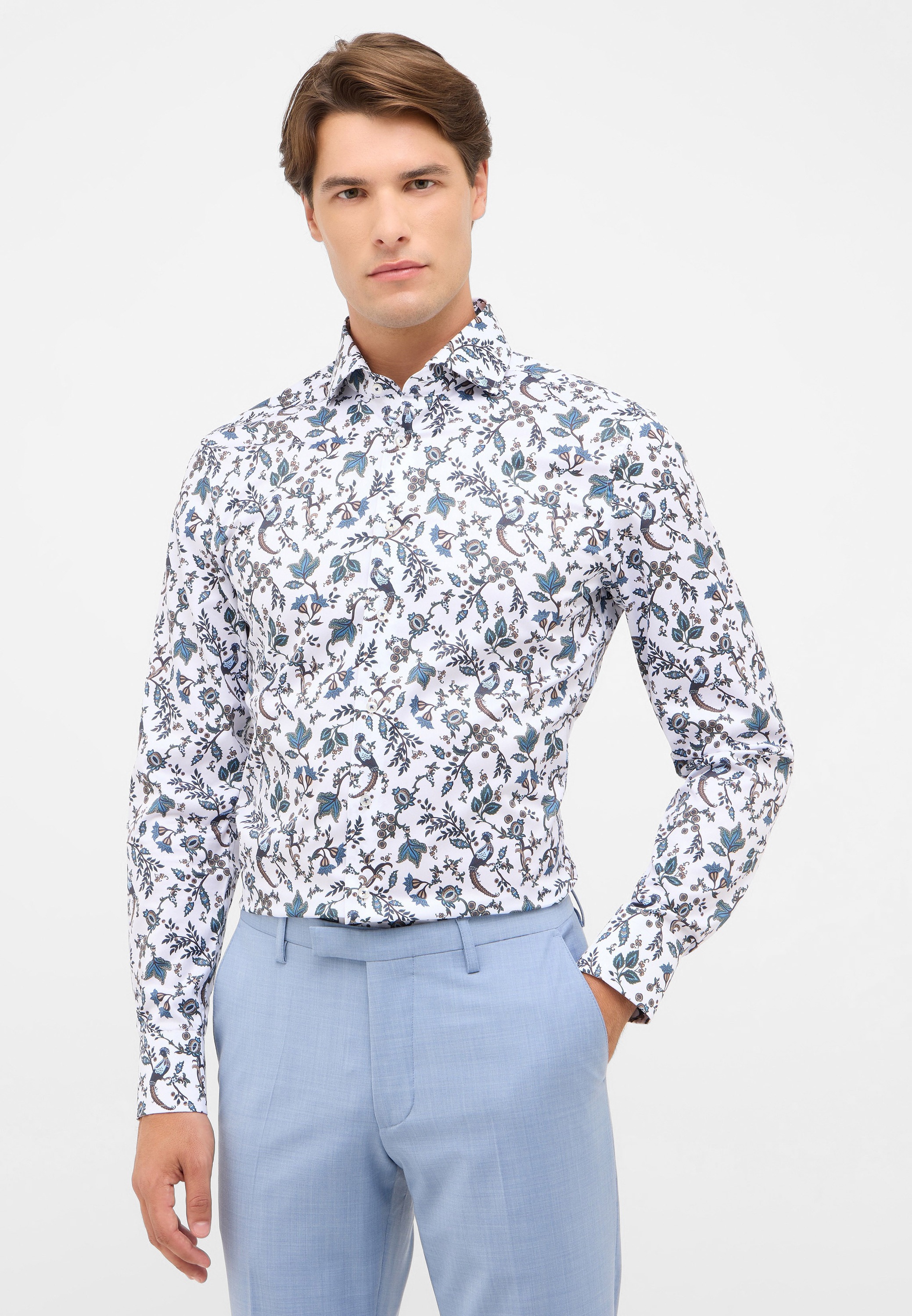 Eterna Langarmhemd »SLIM FIT« NON IRON (bügelfrei)