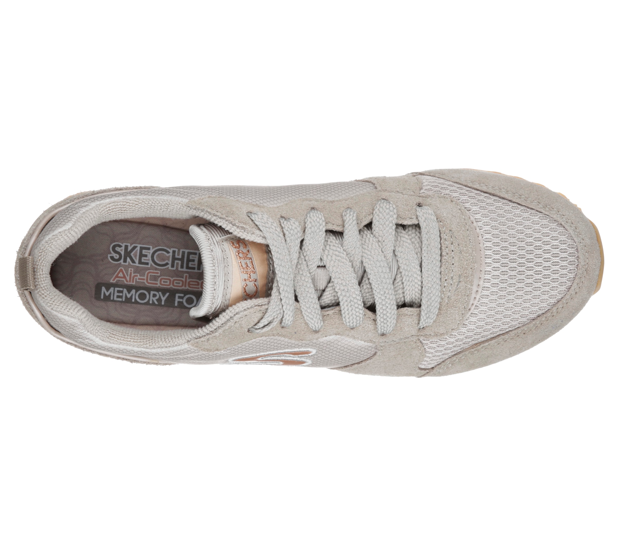 Skechers Sneaker »OG 85 - GOLDN GURL«, Freizeitschuh, Halbschuh, Schnürschuh mit Air-Cooled Memory Foam