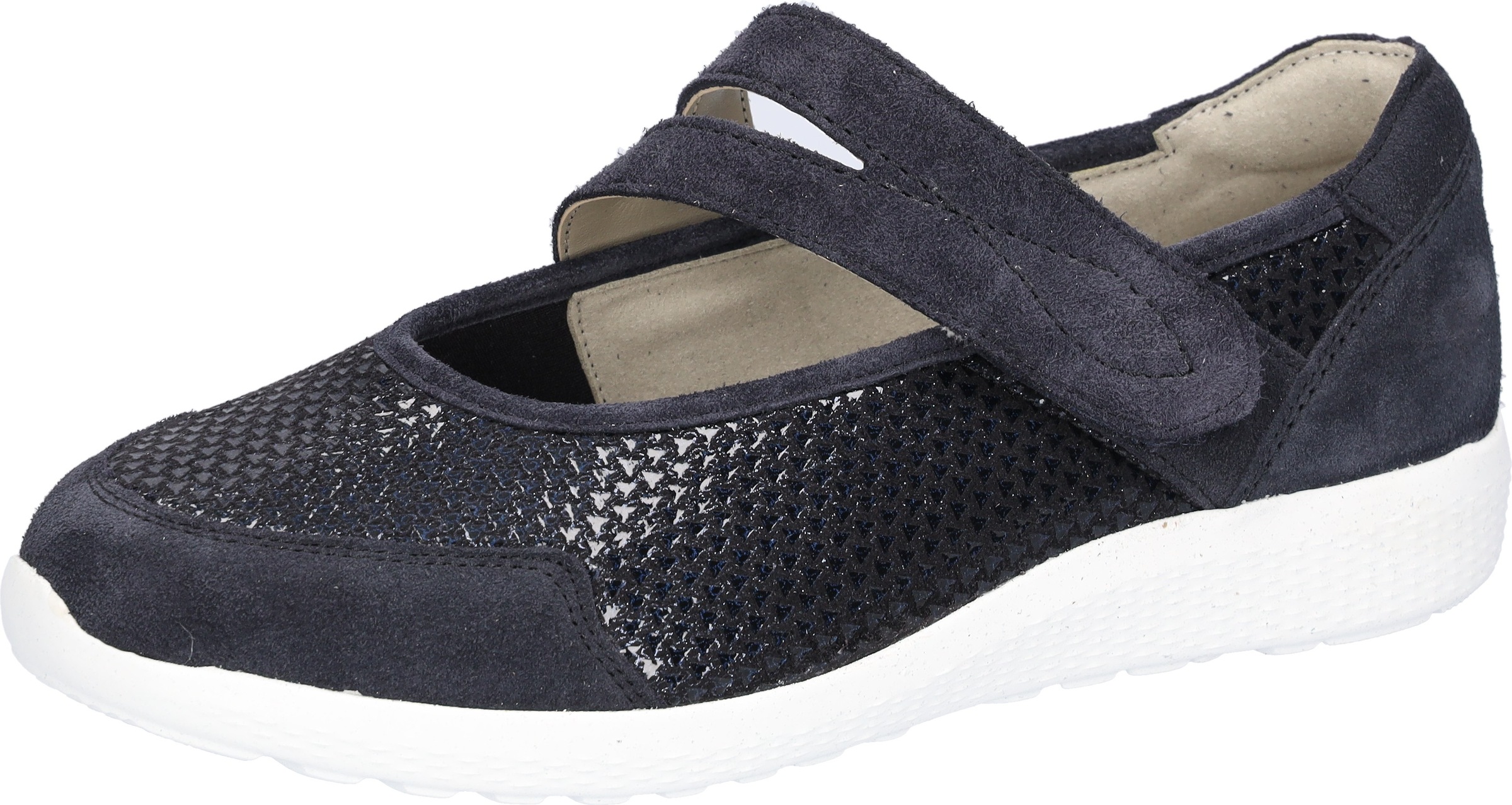 Waldläufer Riemchenballerina "M-IRA Soft" Slipper, Komfortschuh, Orthotritt-Funktion, Spezialweite M