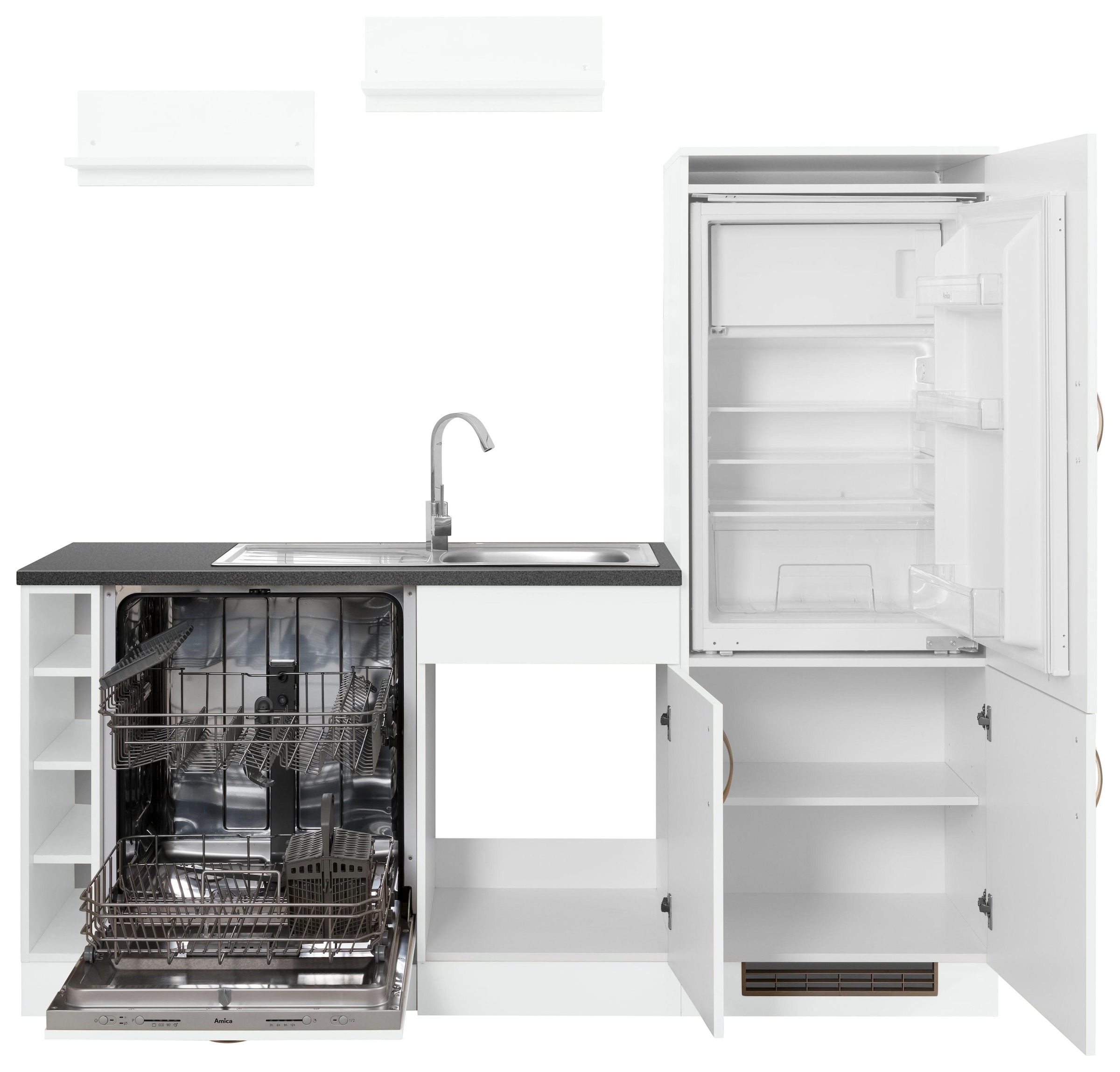 ❤ wiho Küchen Winkelküche 245 cm x »Peru«, Stellbreite E-Geräten, mit im Shop 220 kaufen Jelmoli-Online