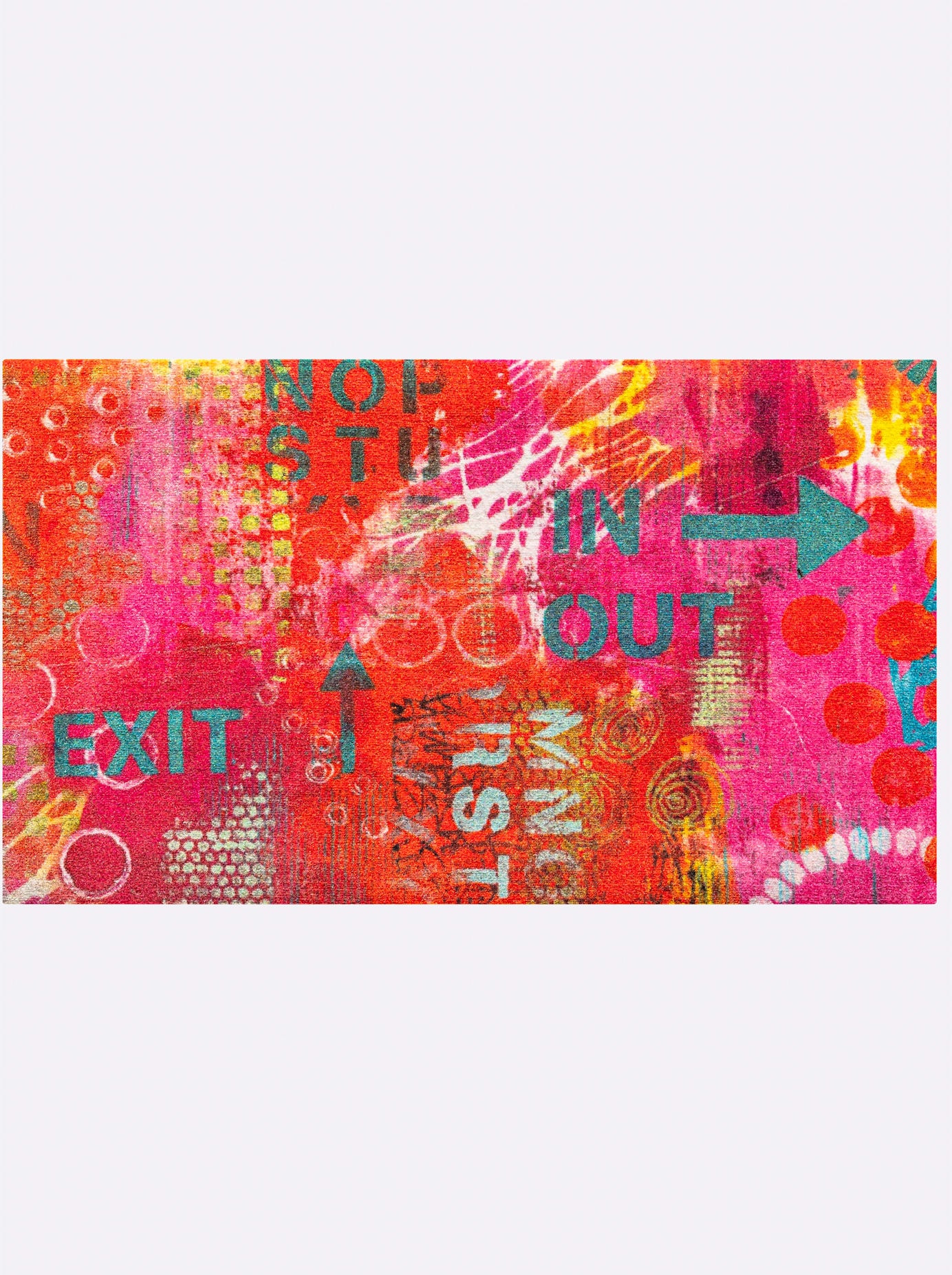 Fussmatte rechteckig 7 mm Höhe