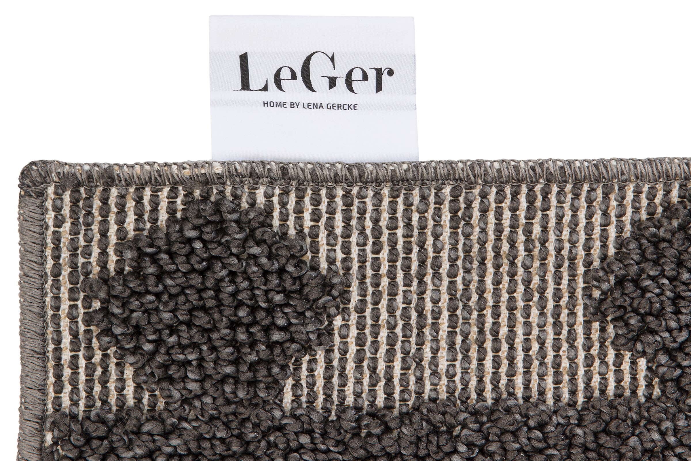 LeGer Home by Lena Gercke Teppich »Askja«, rechteckig, 18 mm Höhe, mit Woll-Look, Hoch-Tief Effekt, Teppich im Boho Stil