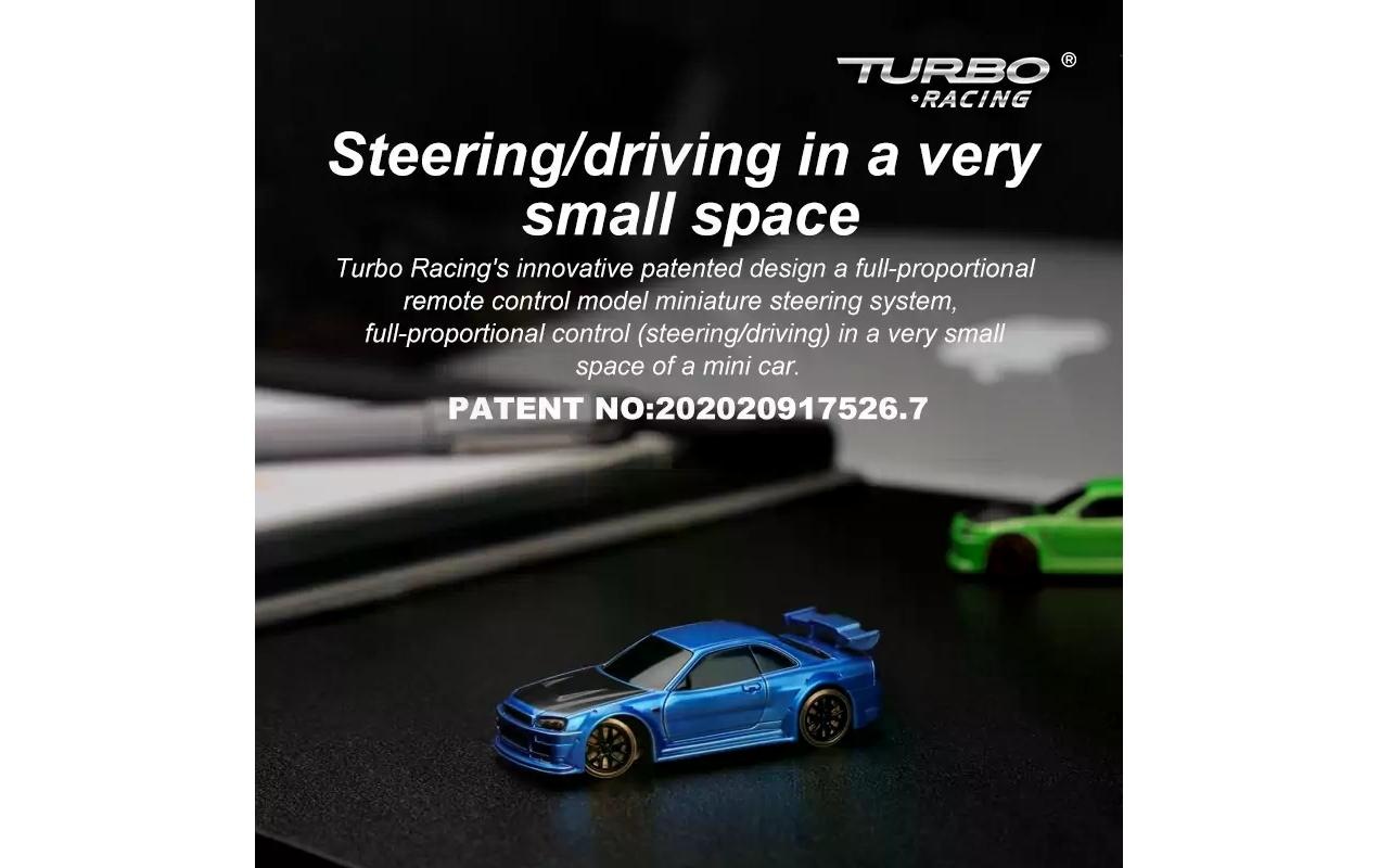 RC-Auto »Turbo Racing Micro Drift C64, Blau«