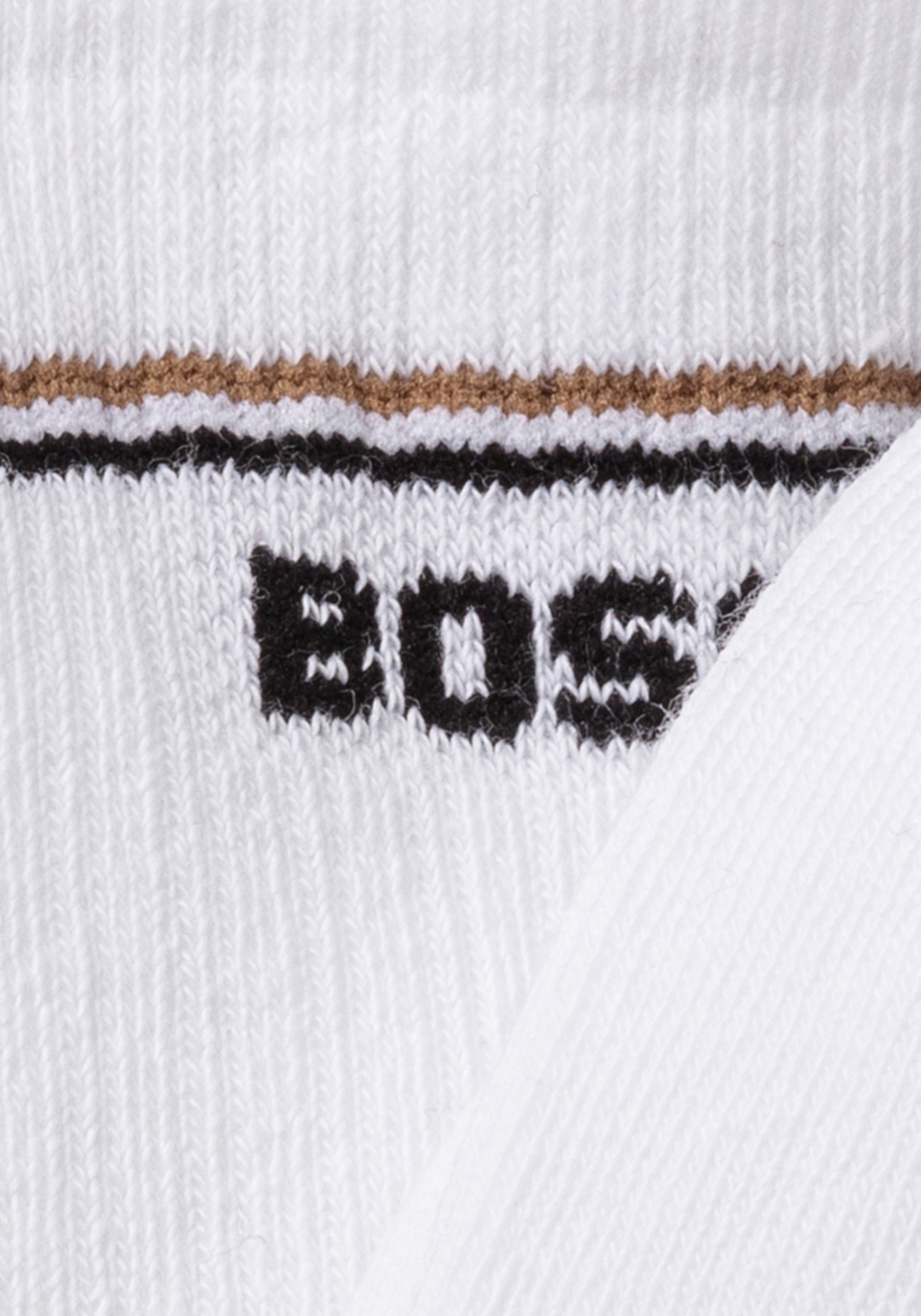 BOSS Socken »2P QS Iconic CC W«, (Packung, 2 Paar, 2er), mit BOSS-Logoschriftzug