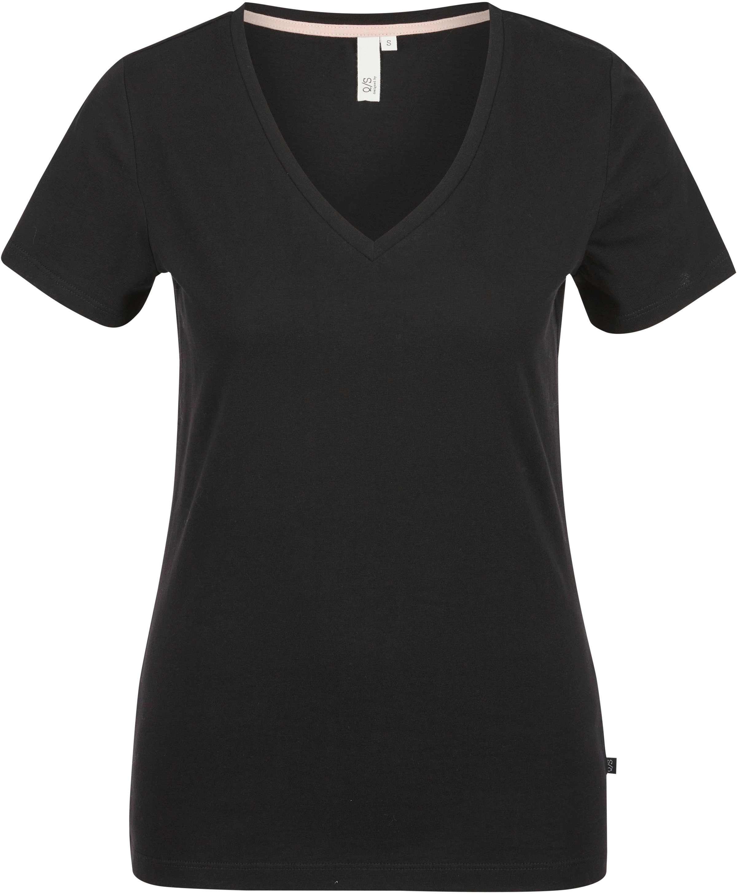 Q/S by s.Oliver T-Shirt, mit trendy V-Ausschnitt