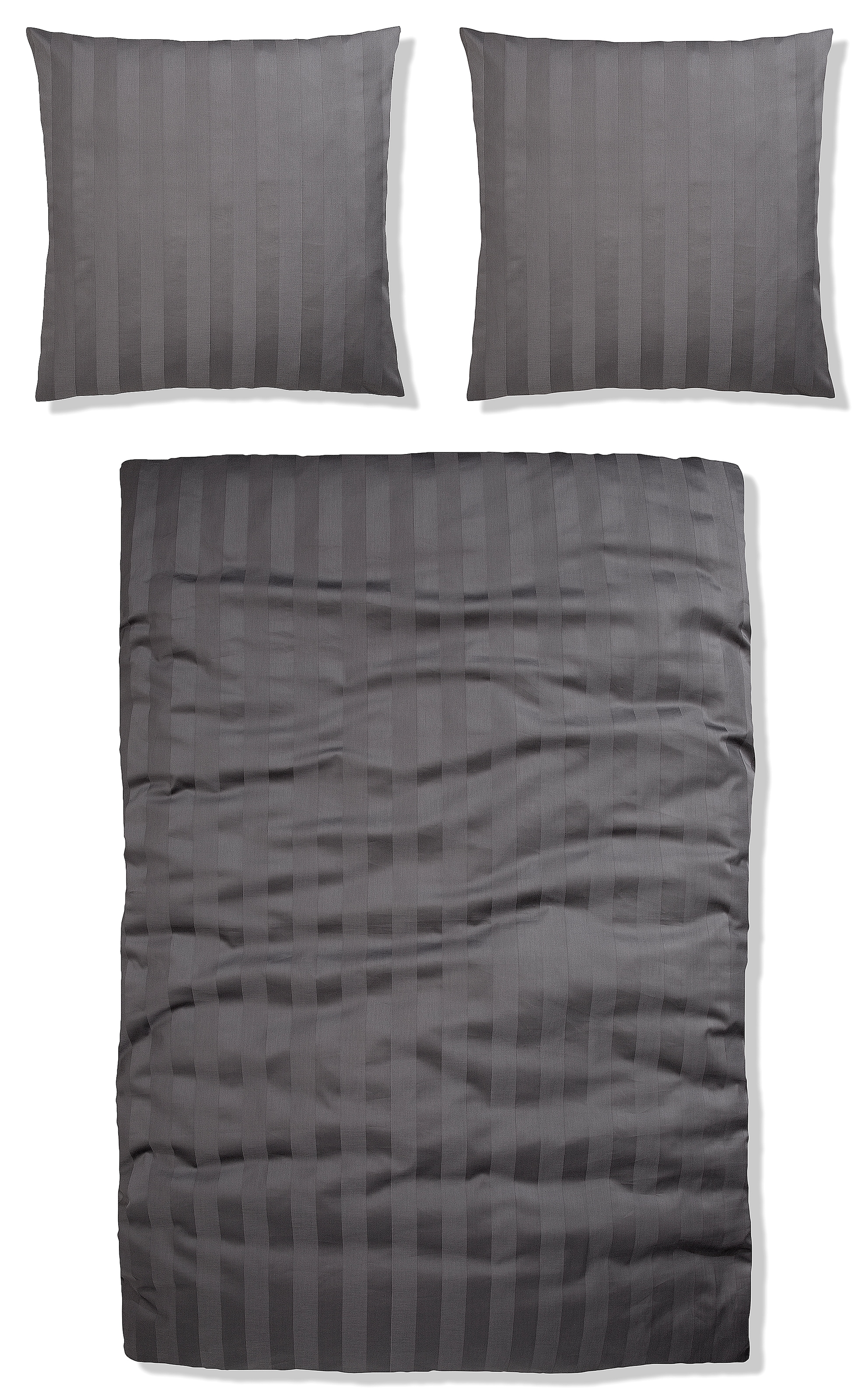 Leonique Bettwäsche »Malia«, (2 tlg.), kühlende Bettwäsche, Premium Satin Qualität, Flächengewicht 120 g/m², 100% Baumwolle, STANDARD 100 by OEKO-TEX® zertifiziert, Kissenbezug und Bettdeckenbezug mit Reissverschluss ausgestattet
