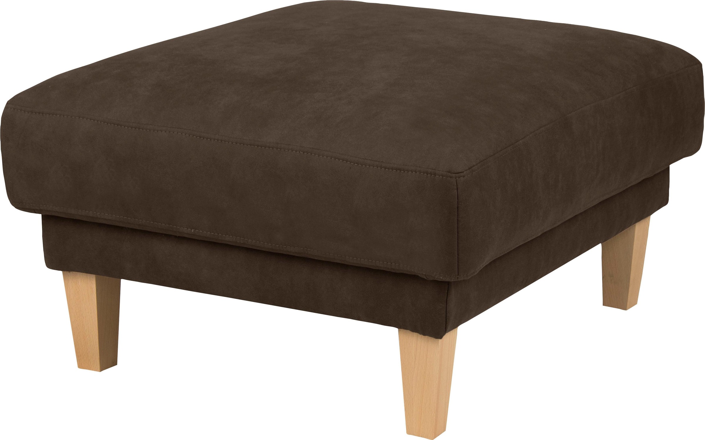 Home affaire Polsterhocker »TRIPLO passend zur Serie, Masse B/T/H: 82/72/46 cm«, mit Wellenunterfederung, in hochwertiger Verarbeitung