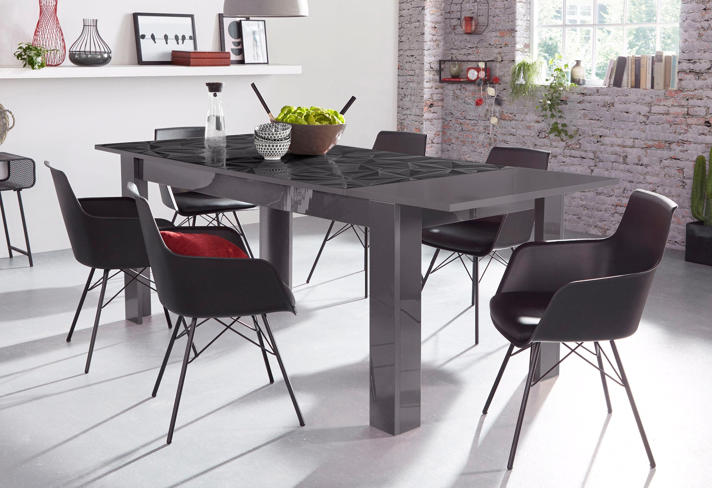 INOSIGN Esstisch »Prisma«, Breite 137 - 185 cm