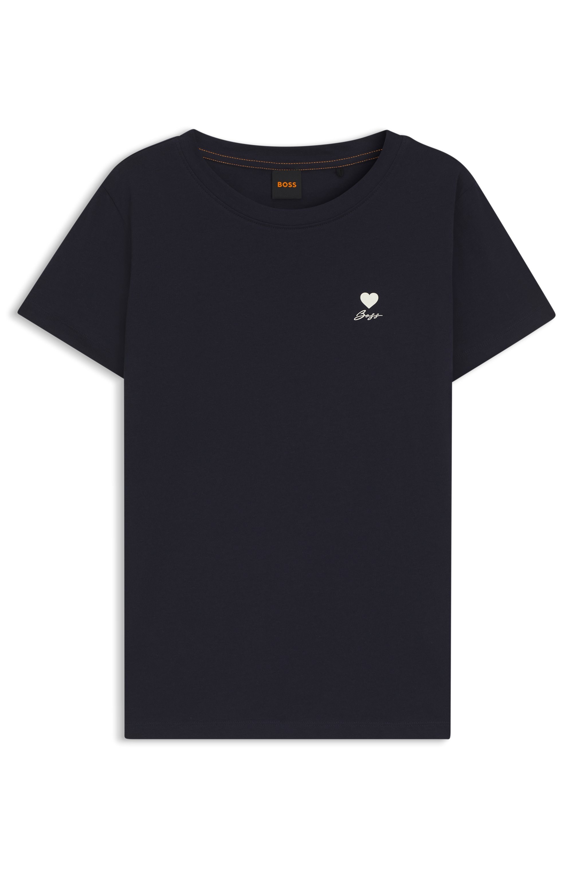 BOSS ORANGE T-Shirt »Esogo Premium Damenmode«, mit Artwork auf der Brust