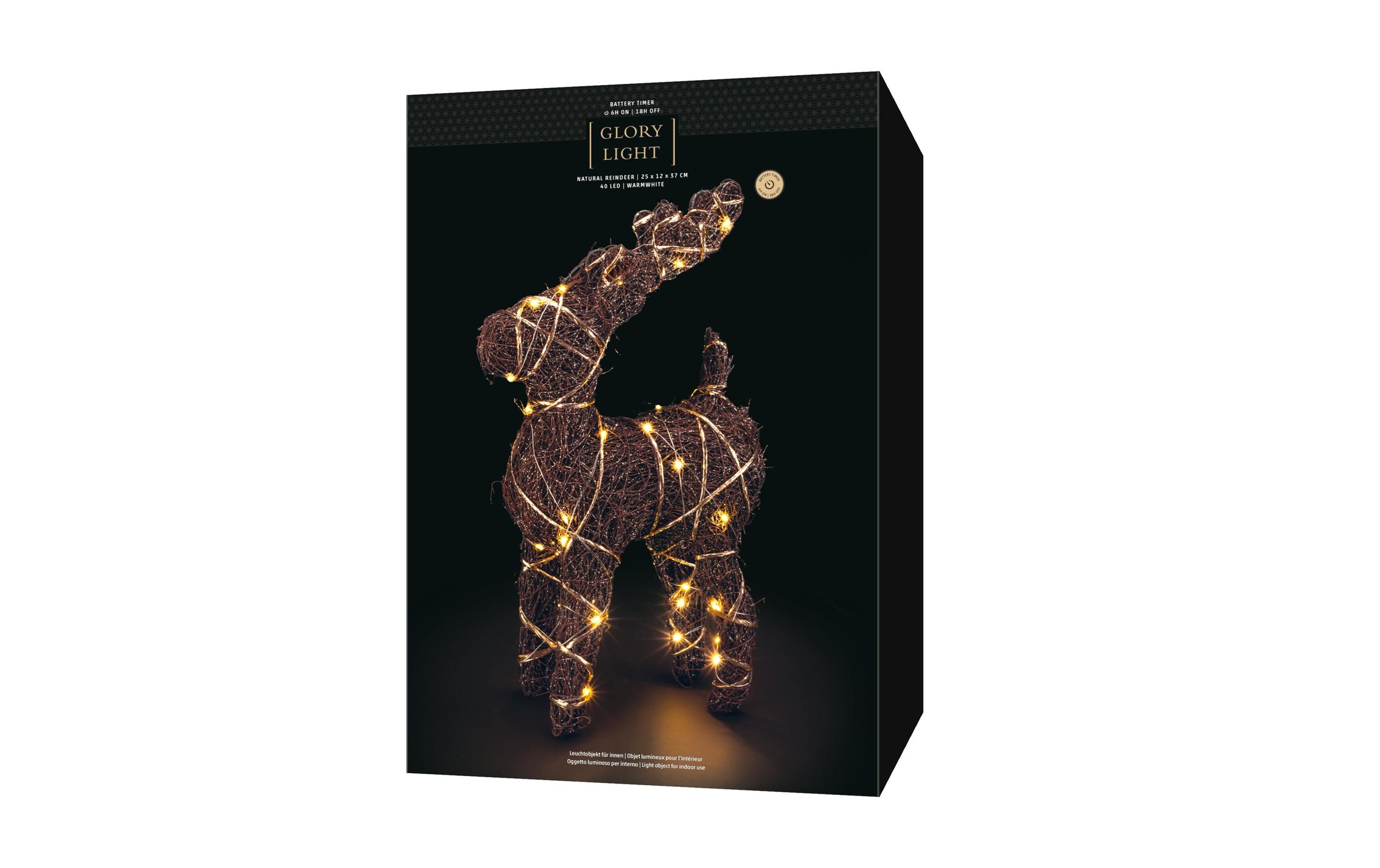 STT LED Dekofigur »reindeer, 37«