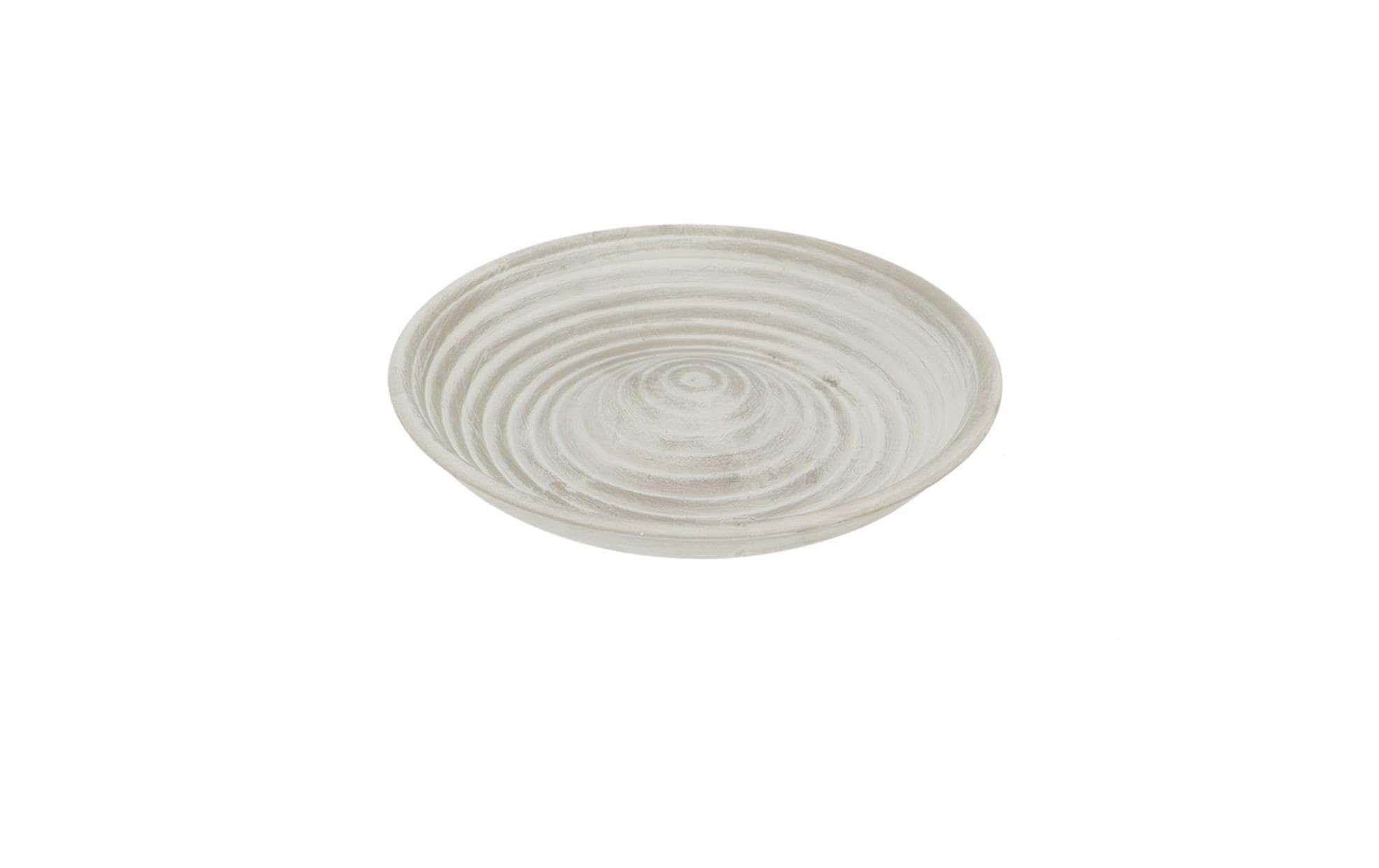Bain oiseau en céramique grise Spirale