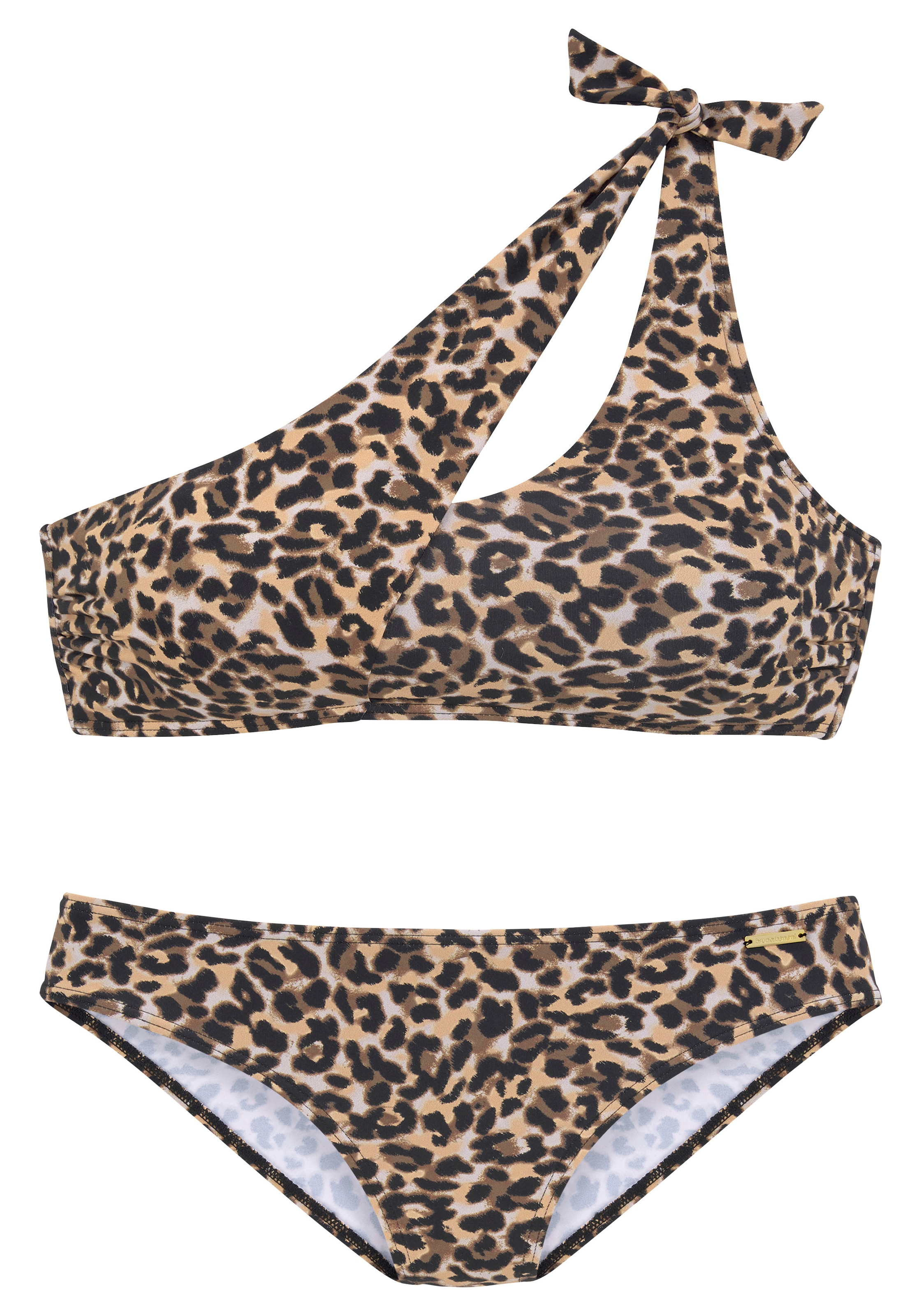 Bruno Banani Bustier-Bikini, bedruckt Schweiz assymetrischem Schnitt kaufen online Jelmoli-Versand bei mit