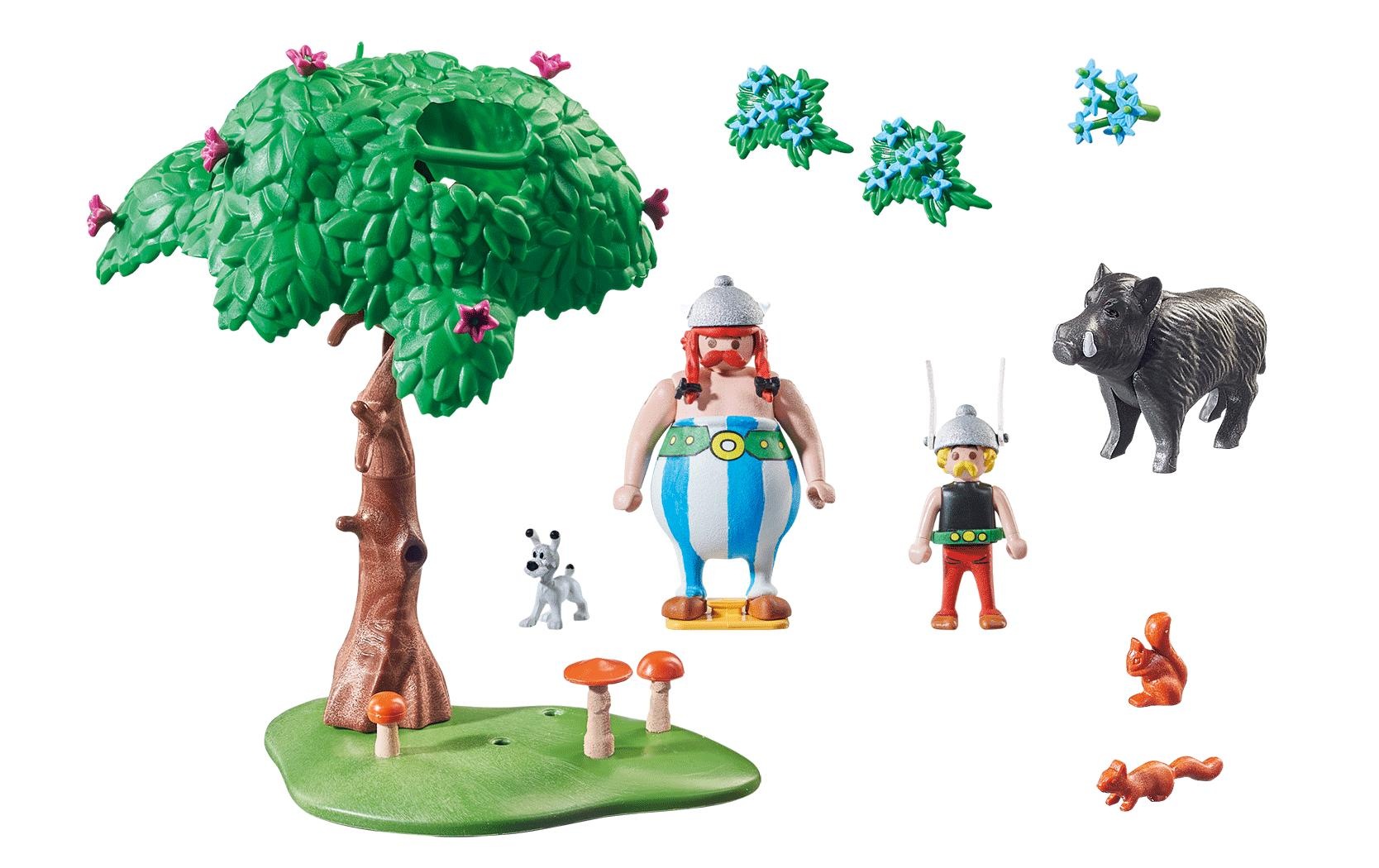 Playmobil® Spielbausteine »Asterix Wildschweinjagd 71160«, (52 St.)